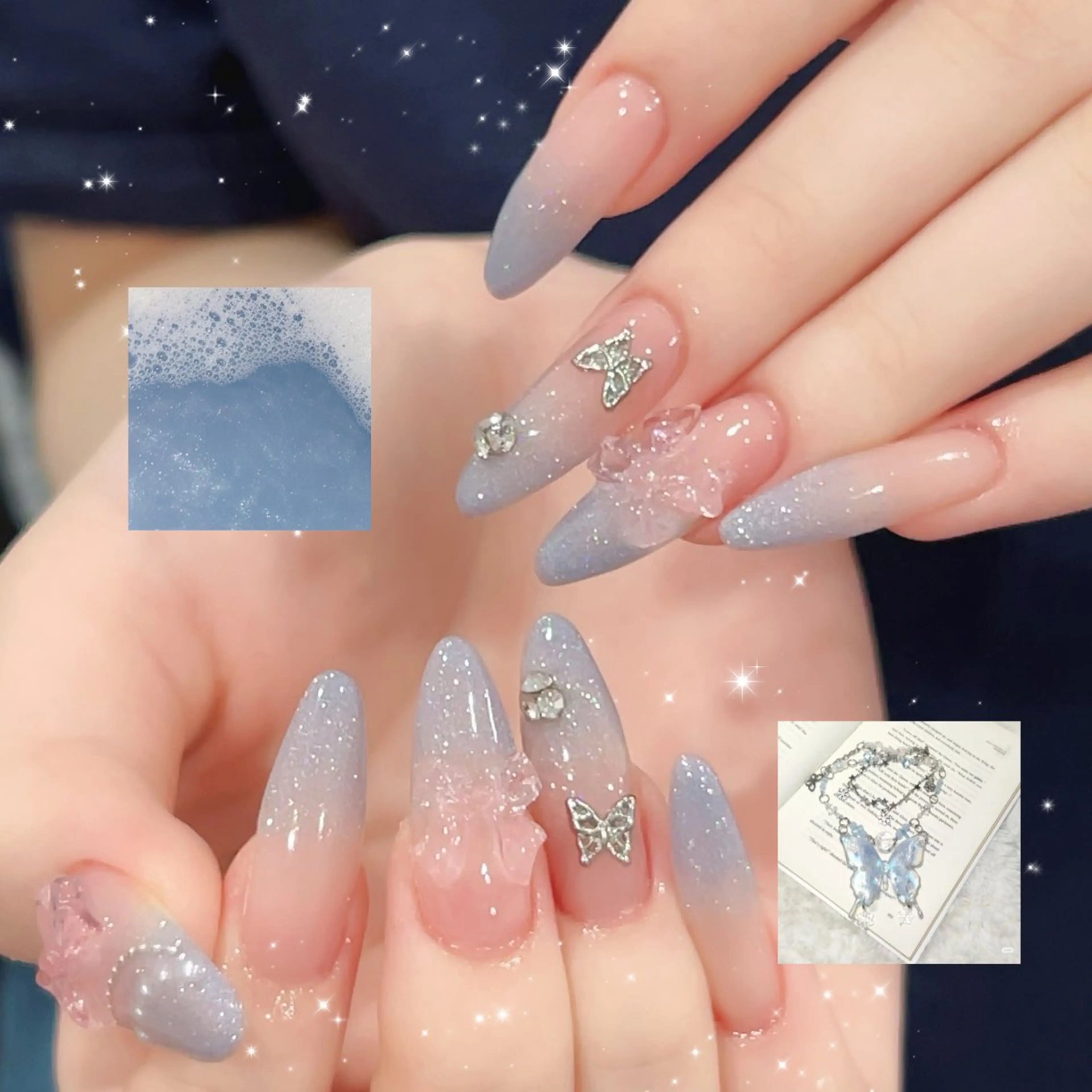 ネイル ハンドネイル 🪄mimi🎀 Midori🪽のネイルデザイン