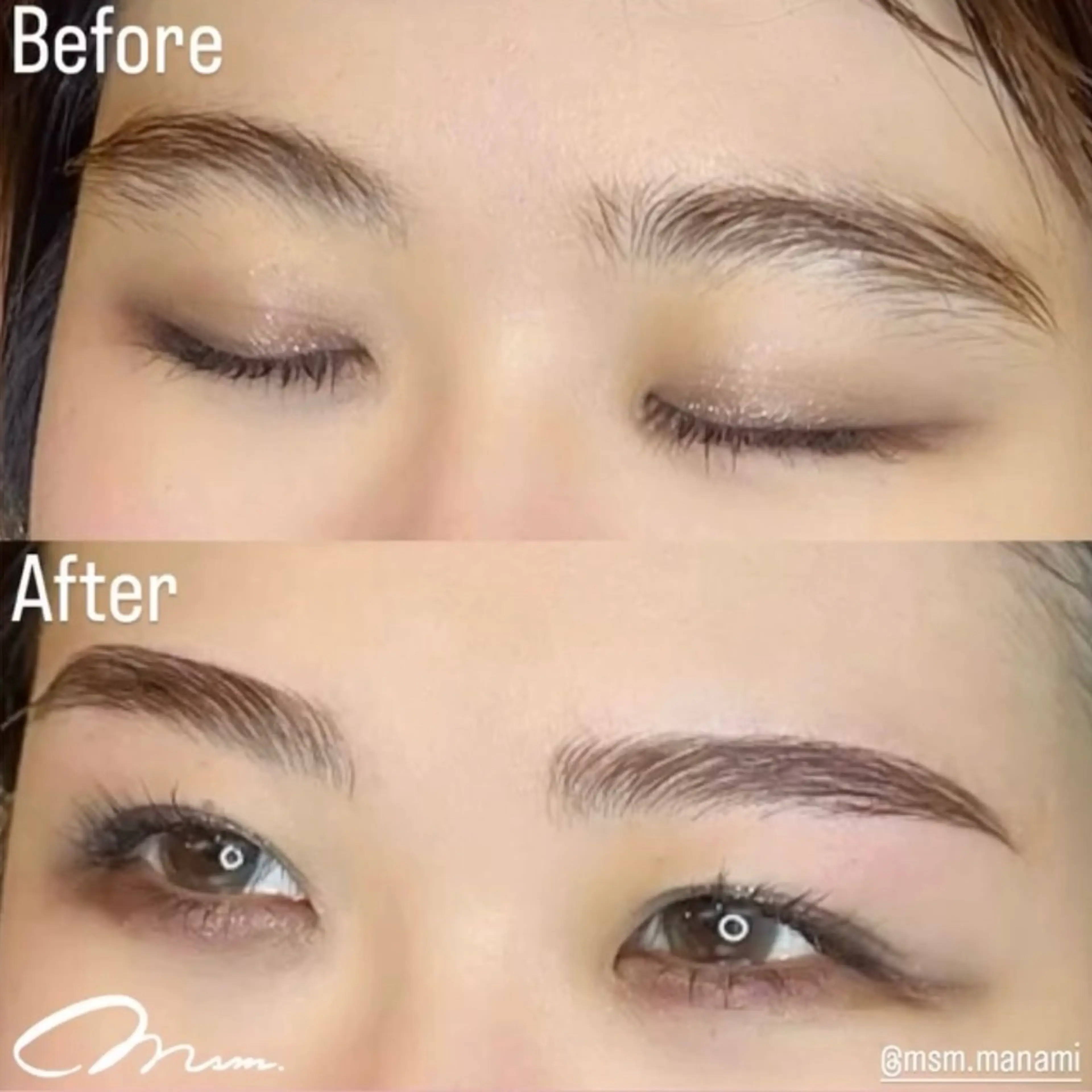 アイブロウ msm.MANAMI 天神・ネイル・眉毛のネイルデザイン