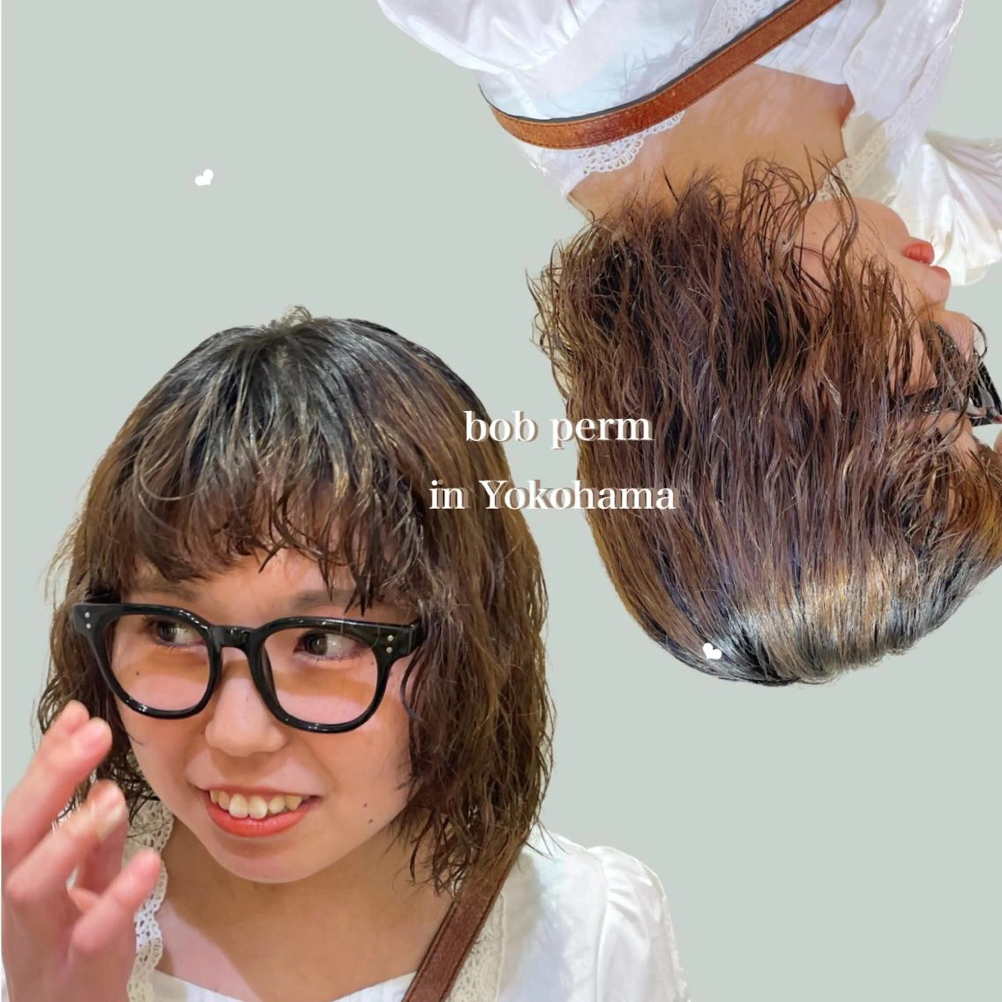 ミディアム ミディアムパーマ ボブ エクステ/ハイトーン 🐏☁️miminaのヘアスタイル