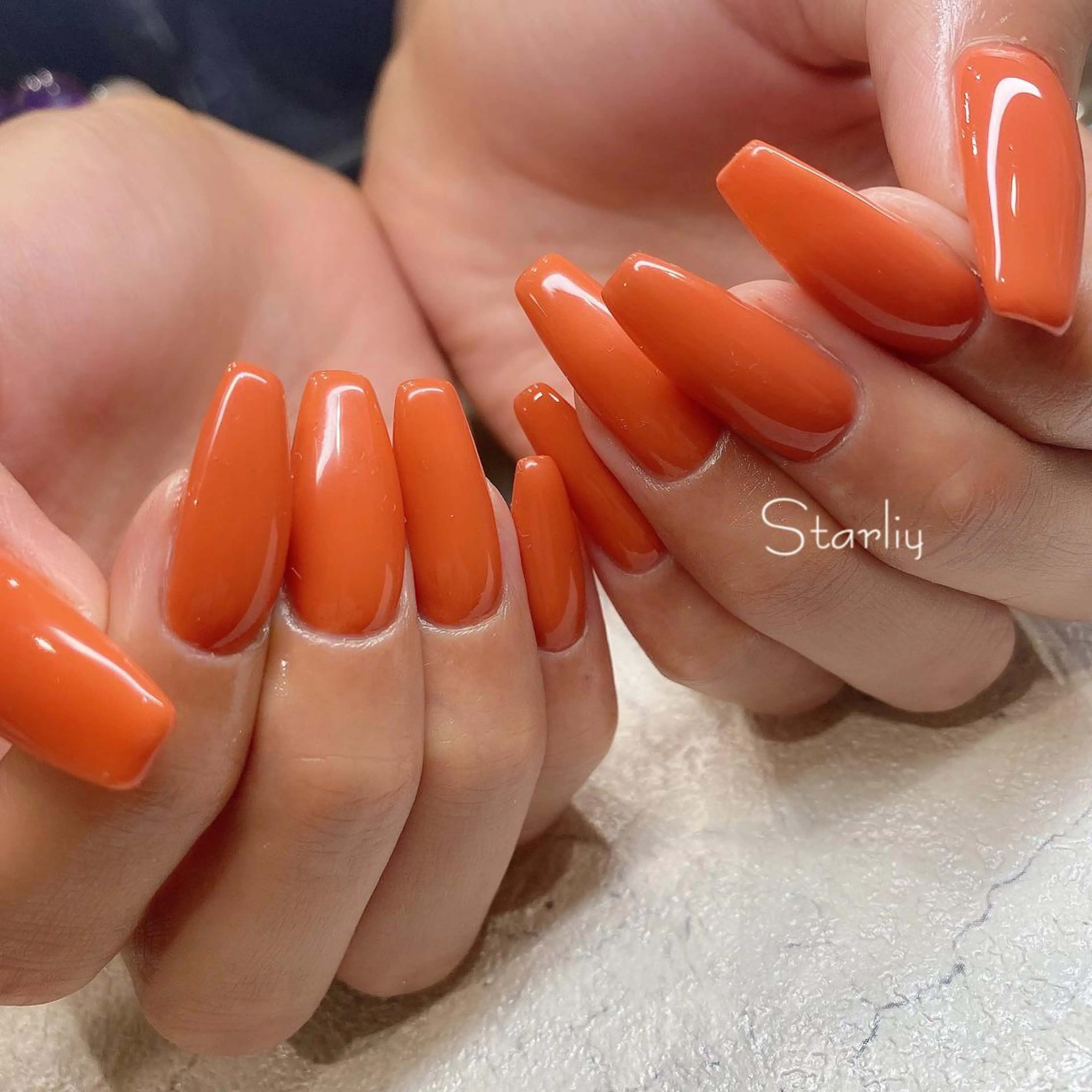 ネイル ワンカラーネイル Starliy所属・~Starliy~ 三重県津市のネイルデザイン