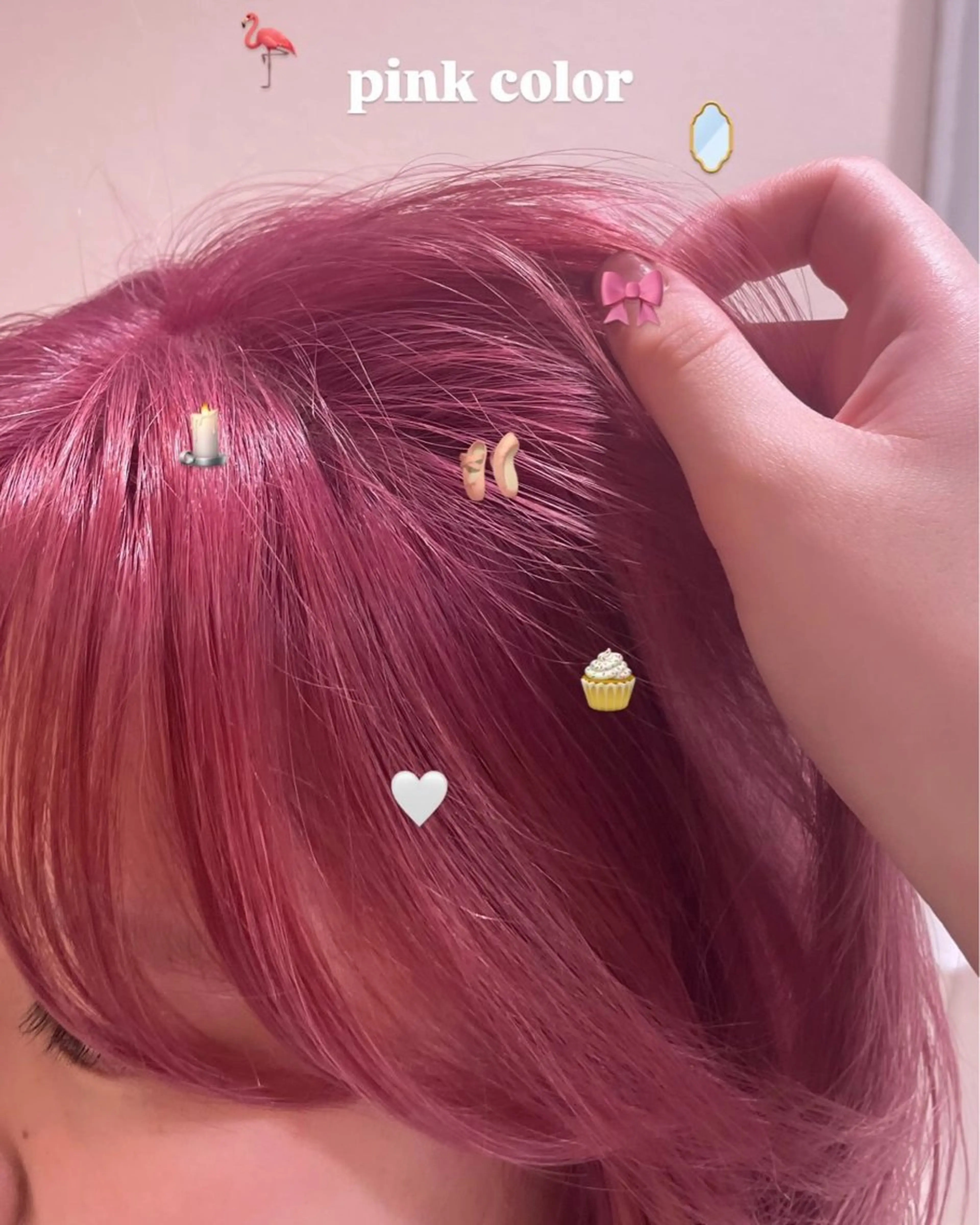 ロング カラー ブリーチ ピンクカラー 🌟似合わせカット No.1🌟ホノのヘアスタイル