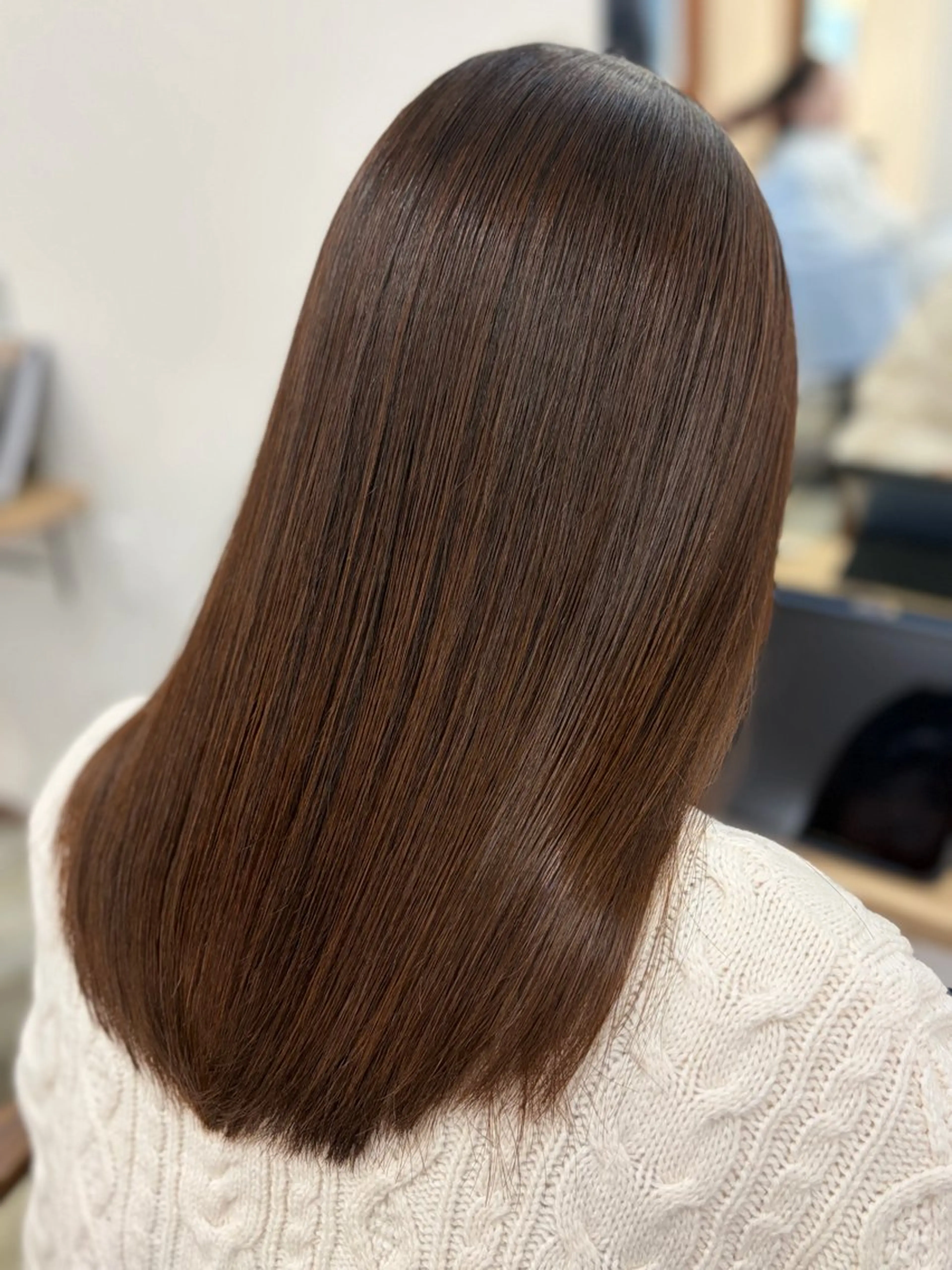 セミロング カット トリートメント ‎🤍小澤 日菜‎🤍のヘアスタイル