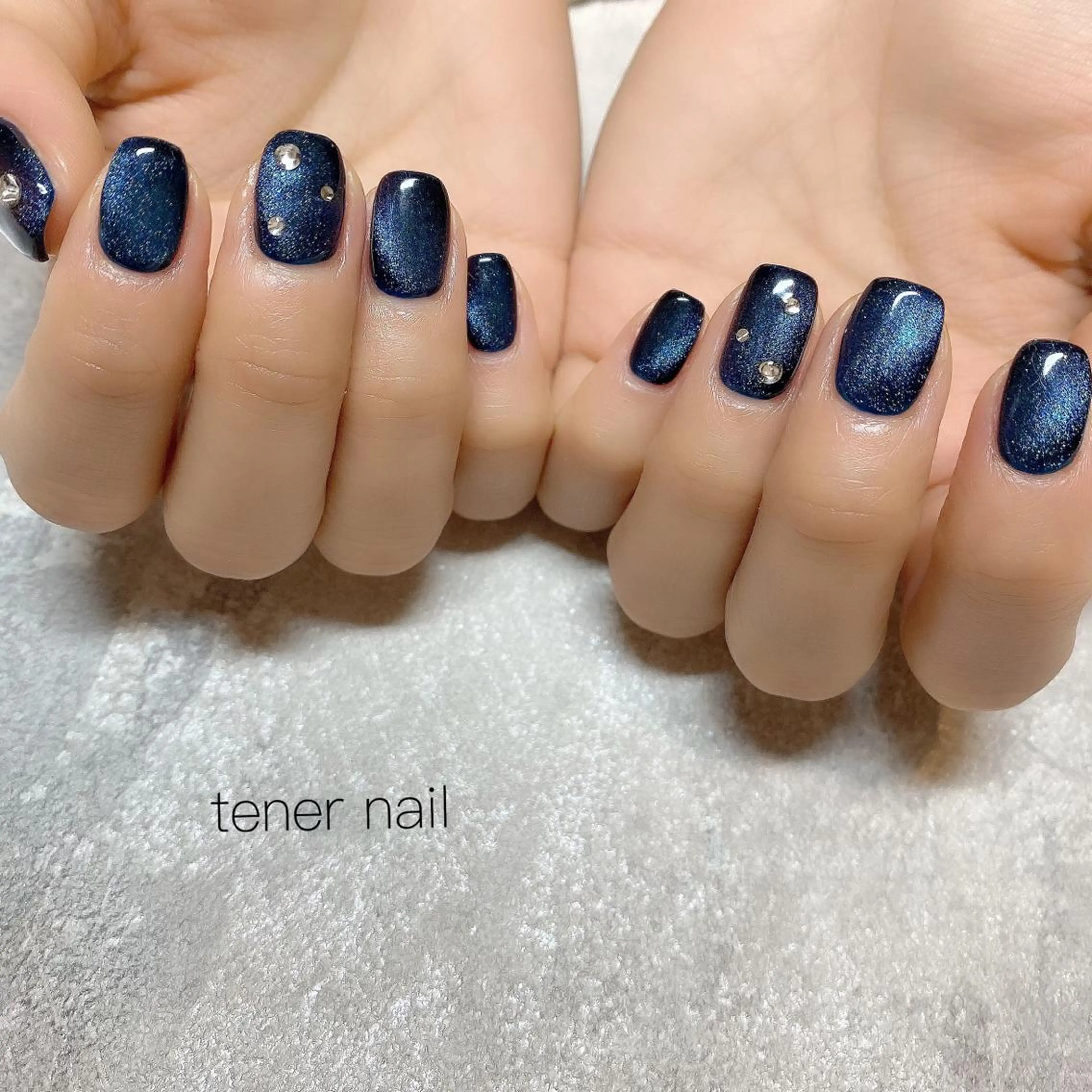 ネイル マグネットネイル ストーンネイル テネルネイル tener nailのネイルデザイン