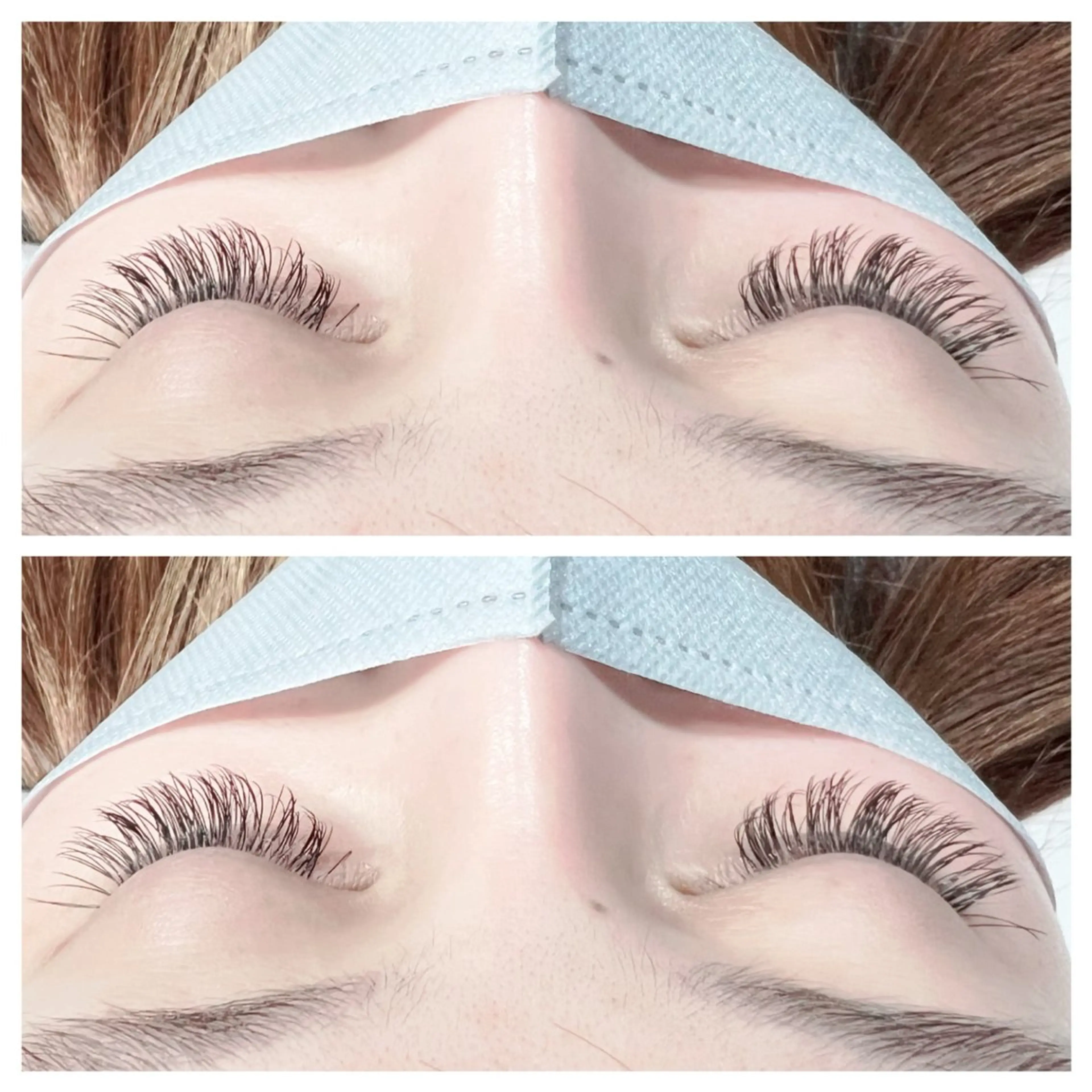 マツエク・マツパ フラットラッシュ arisa .のマツエク・マツパデザイン