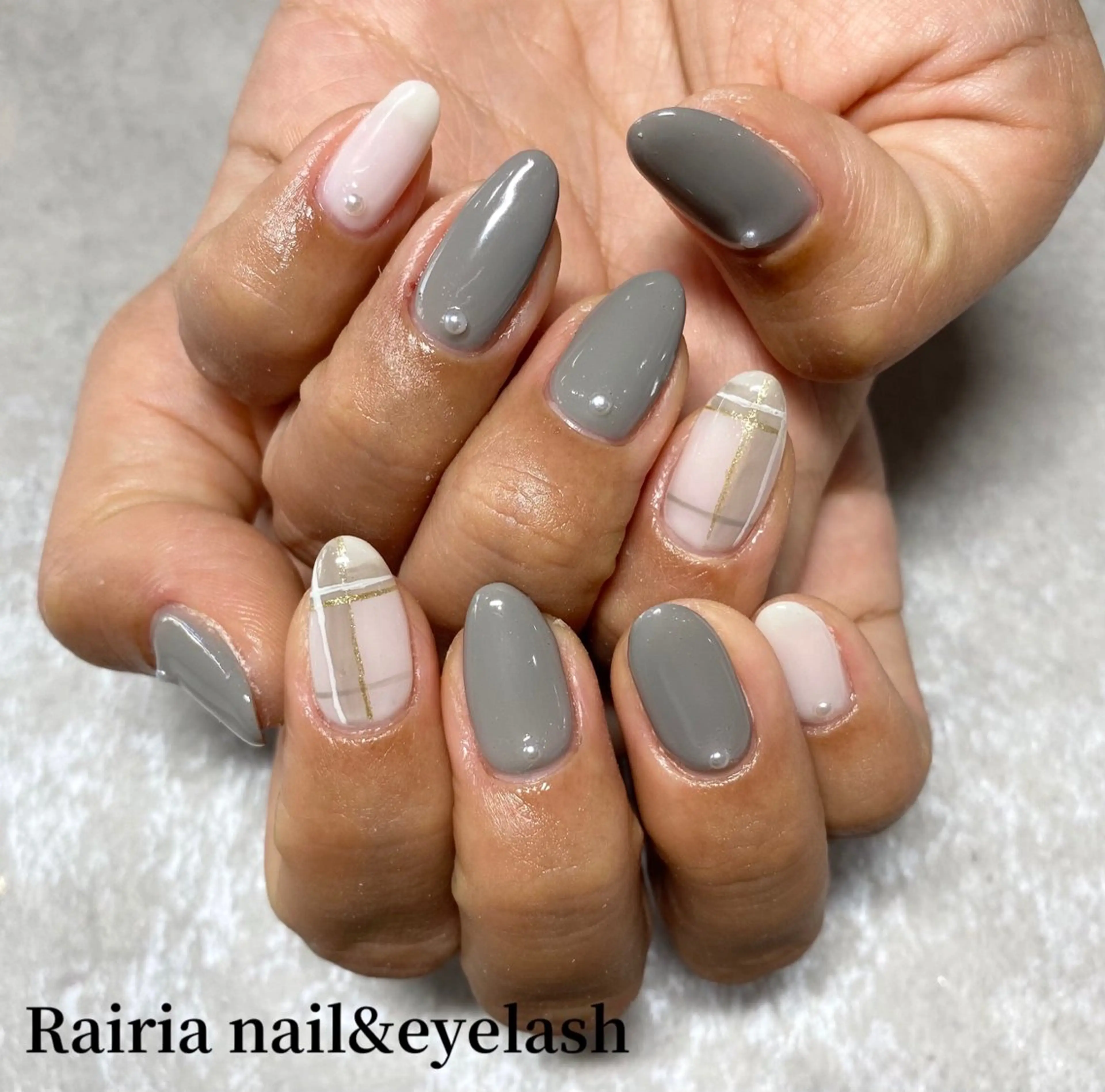ネイル ハンドネイル Rairia nail&eyelash 小岩店所属・Rairianail MIYUのネイルデザイン