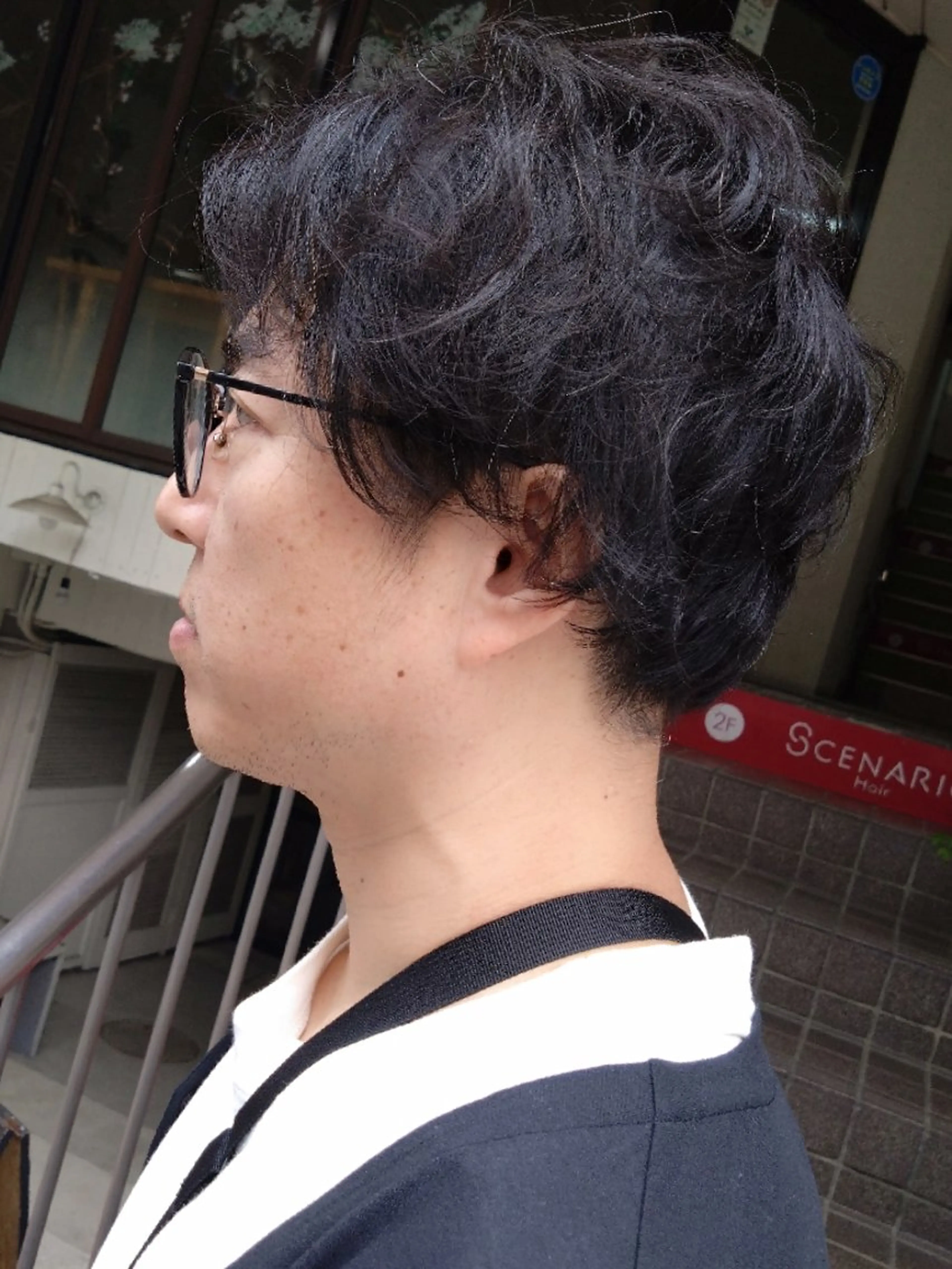ショート パーマ メンズ パーマ 袋町【シナリオ】 Scenarioのヘアスタイル