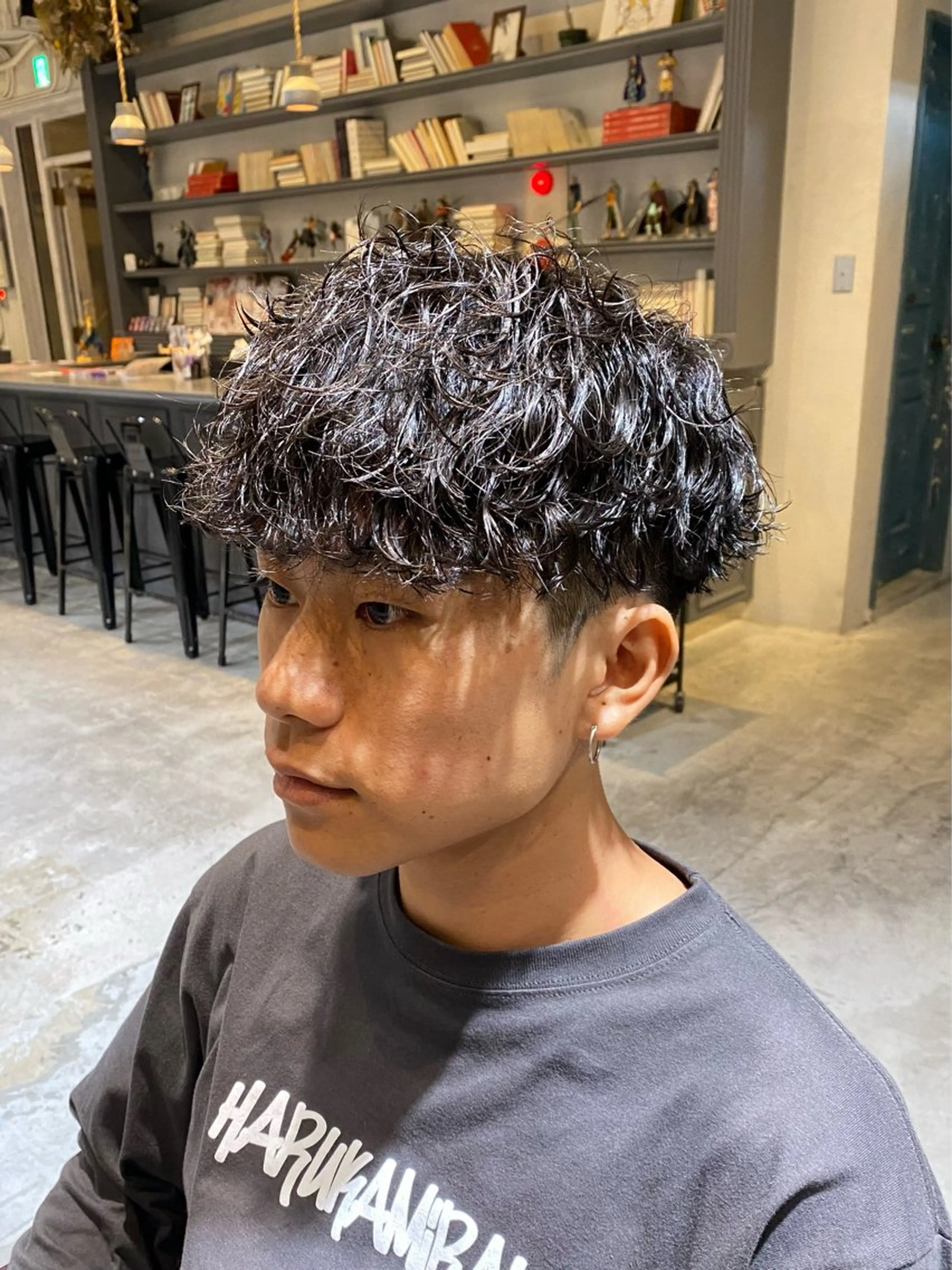 メンズ メンズパーマ 波巻きパーマ メンズパーマ/鈴木 雅也/メンズカットのヘアスタイル