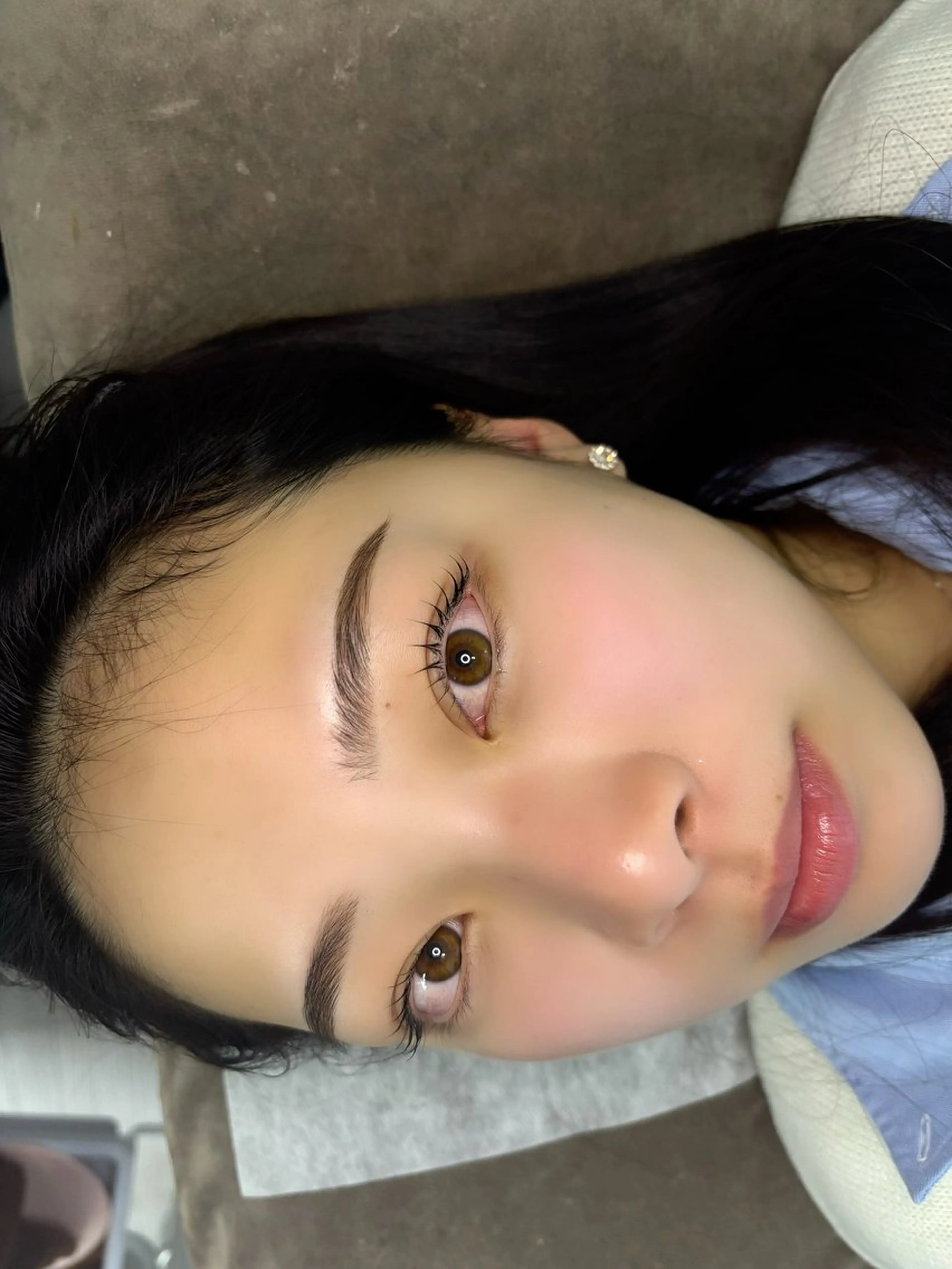 ✨WAX+まつげパーマorパリジェンヌ(間引きカット無し)✨ お仕上げコーティング付きの写真