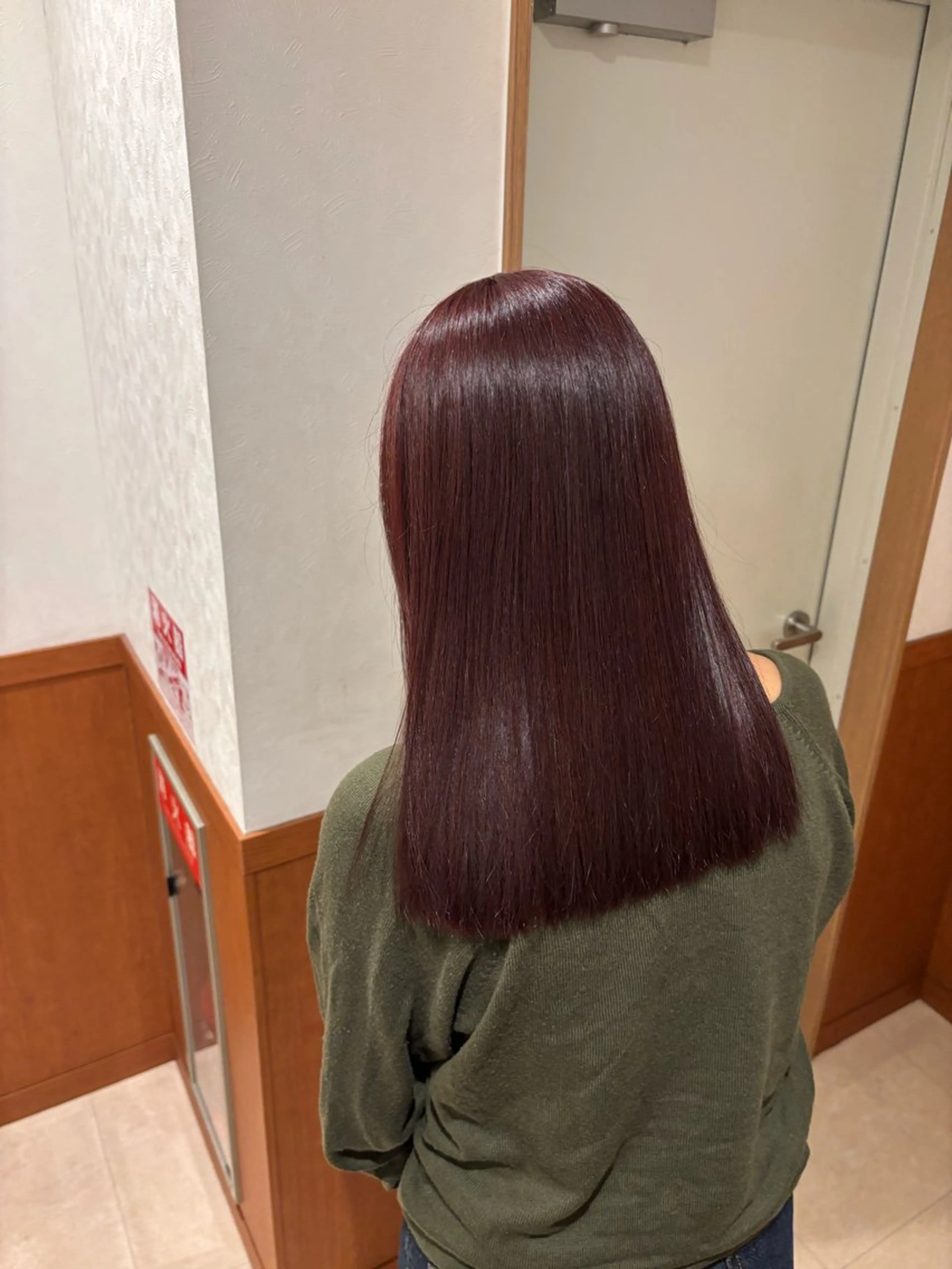 ロング カラー ブリーチ ブラウンカラー ブリーチなしカラー レッドカラー レッドブラウン 📍奈良/ 佐藤有哉のヘアスタイル