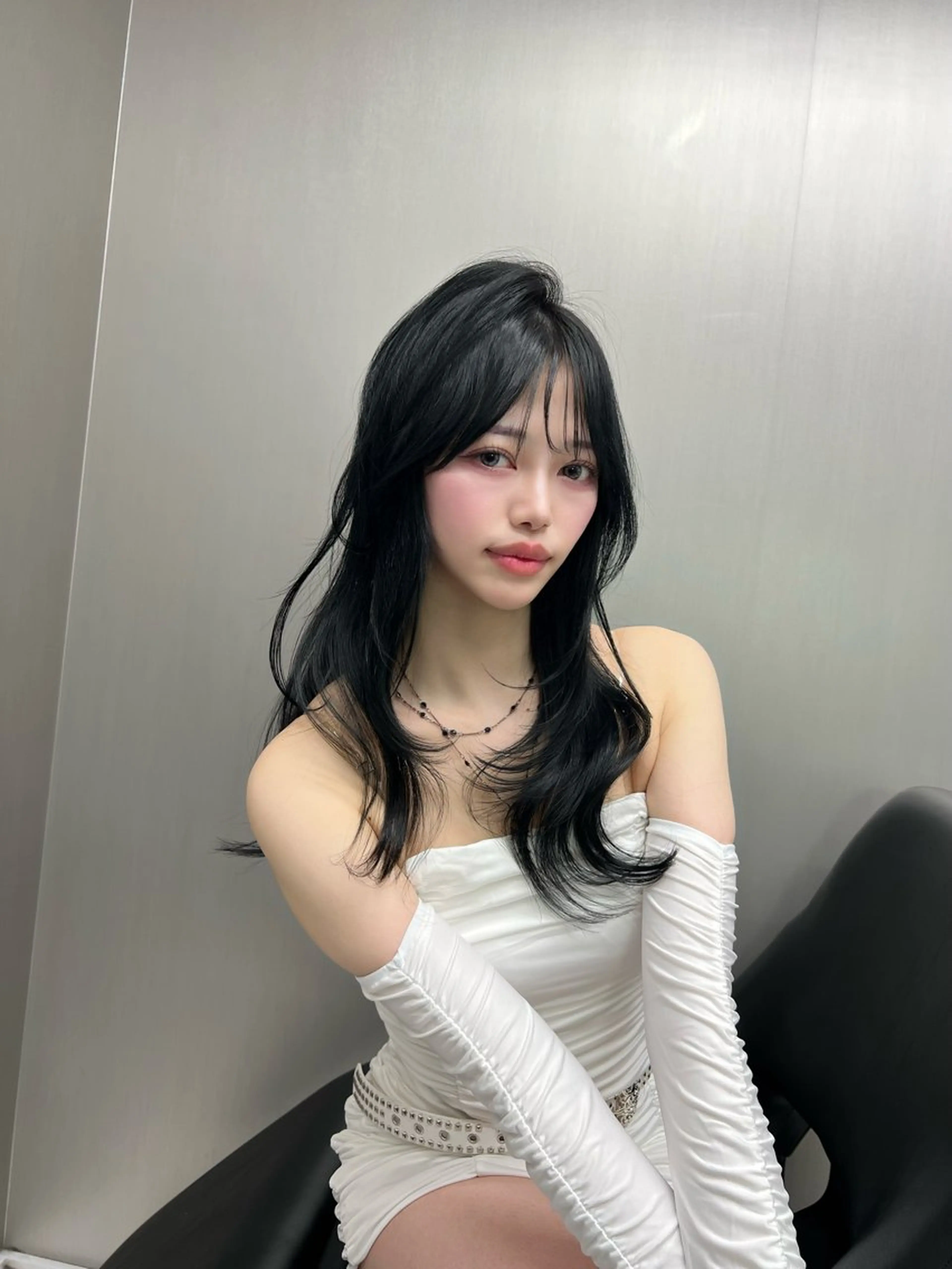 ロング カラー カット ヘアカラー トリートメント みつゆ 表参道/原宿のヘアスタイル