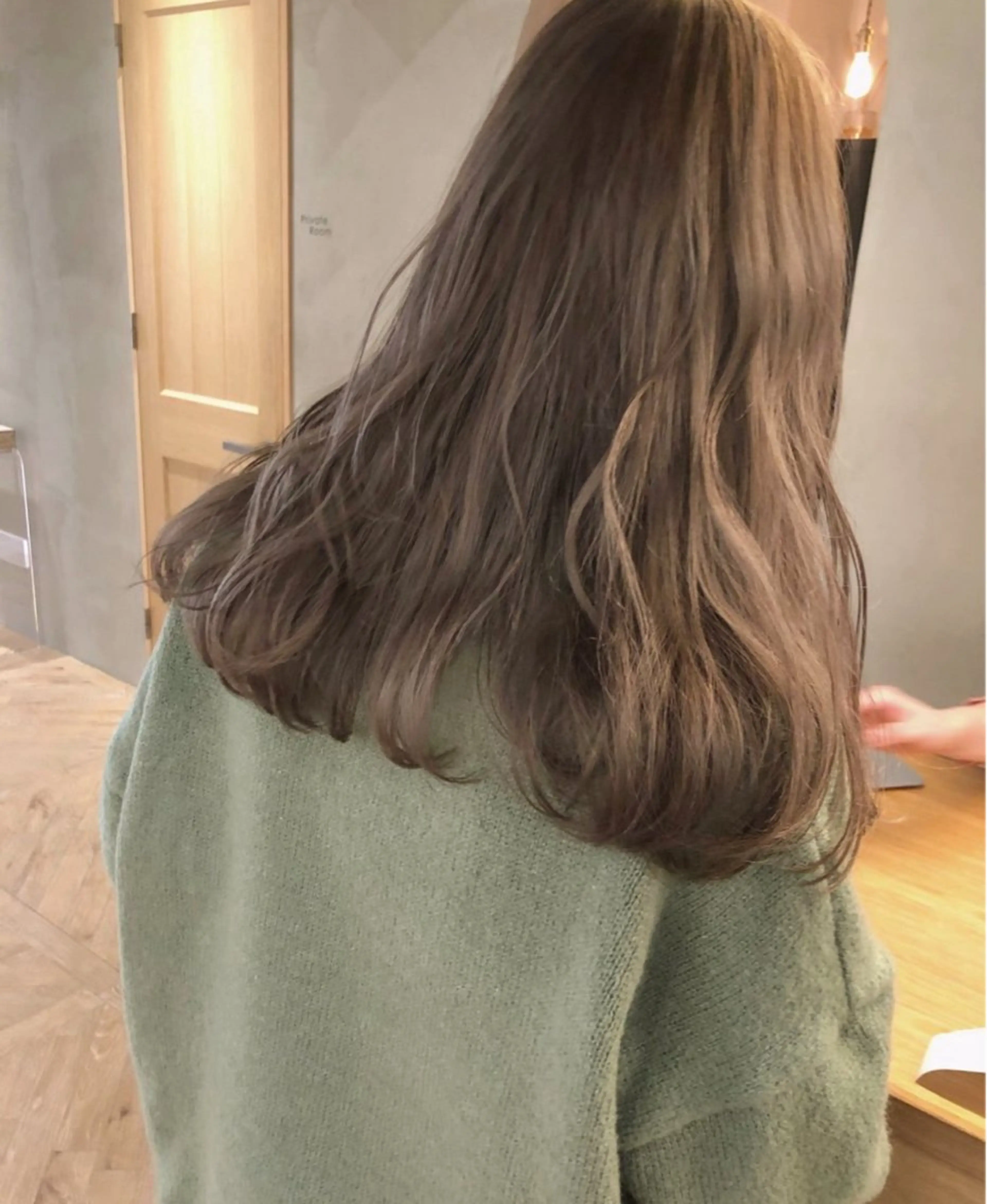 カラー レイヤーカット🍏 パーマ/ののかのヘアスタイル