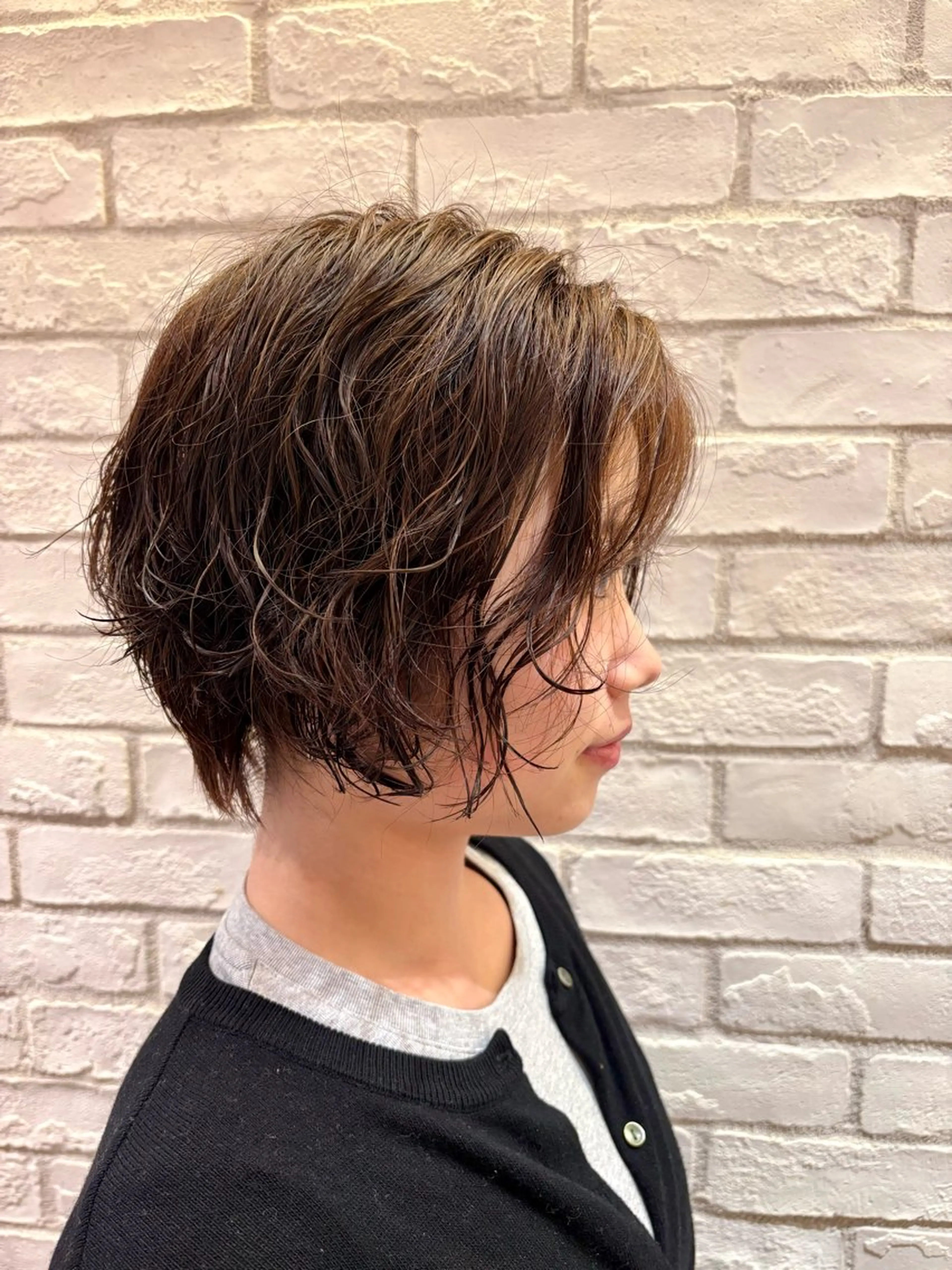 ショート カラー ブラウンカラー preak 🖤mizuki🖤のヘアスタイル