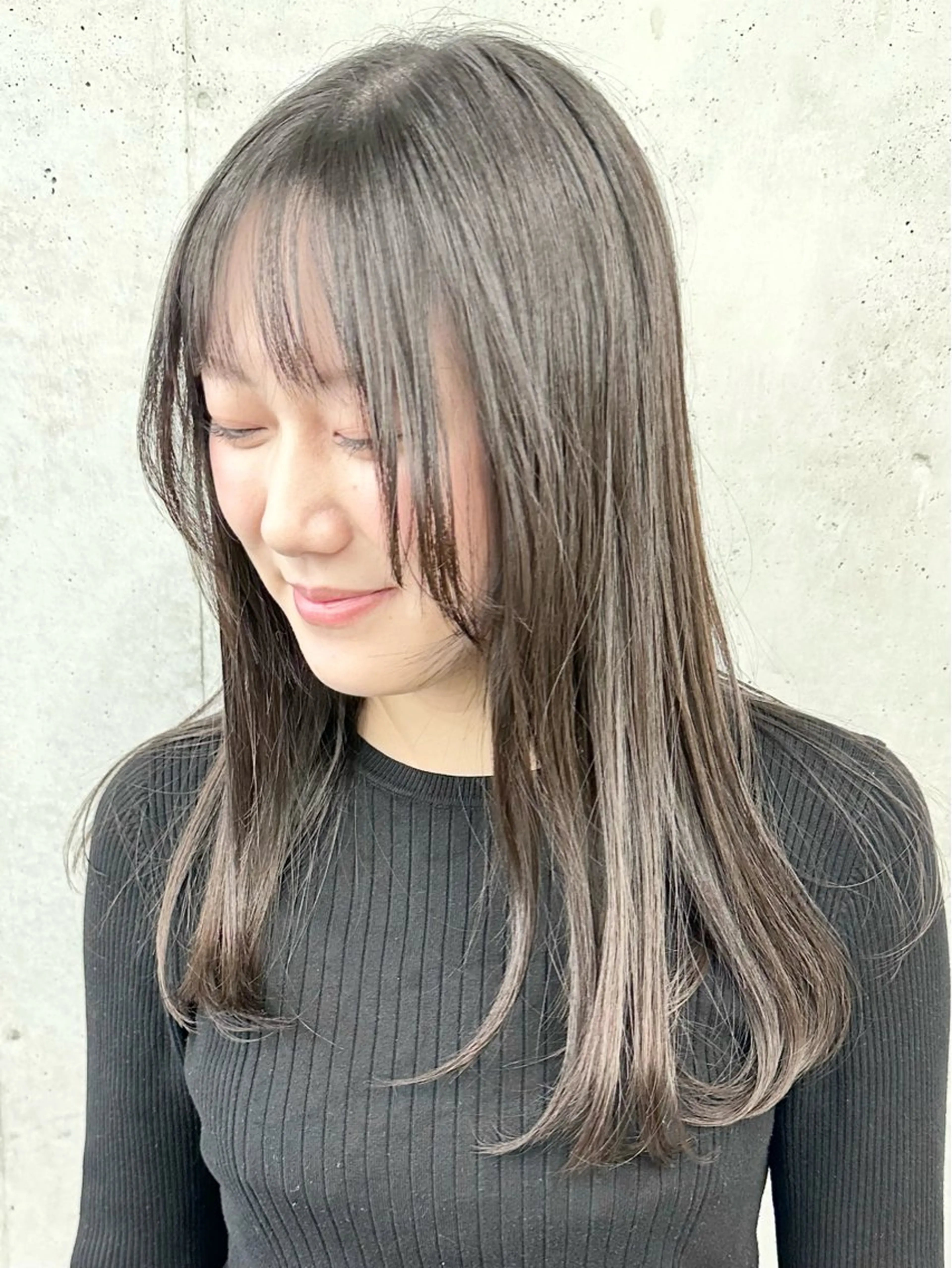 ロング ボブ/ゆるふわ ボブパーマ/とういのヘアスタイル