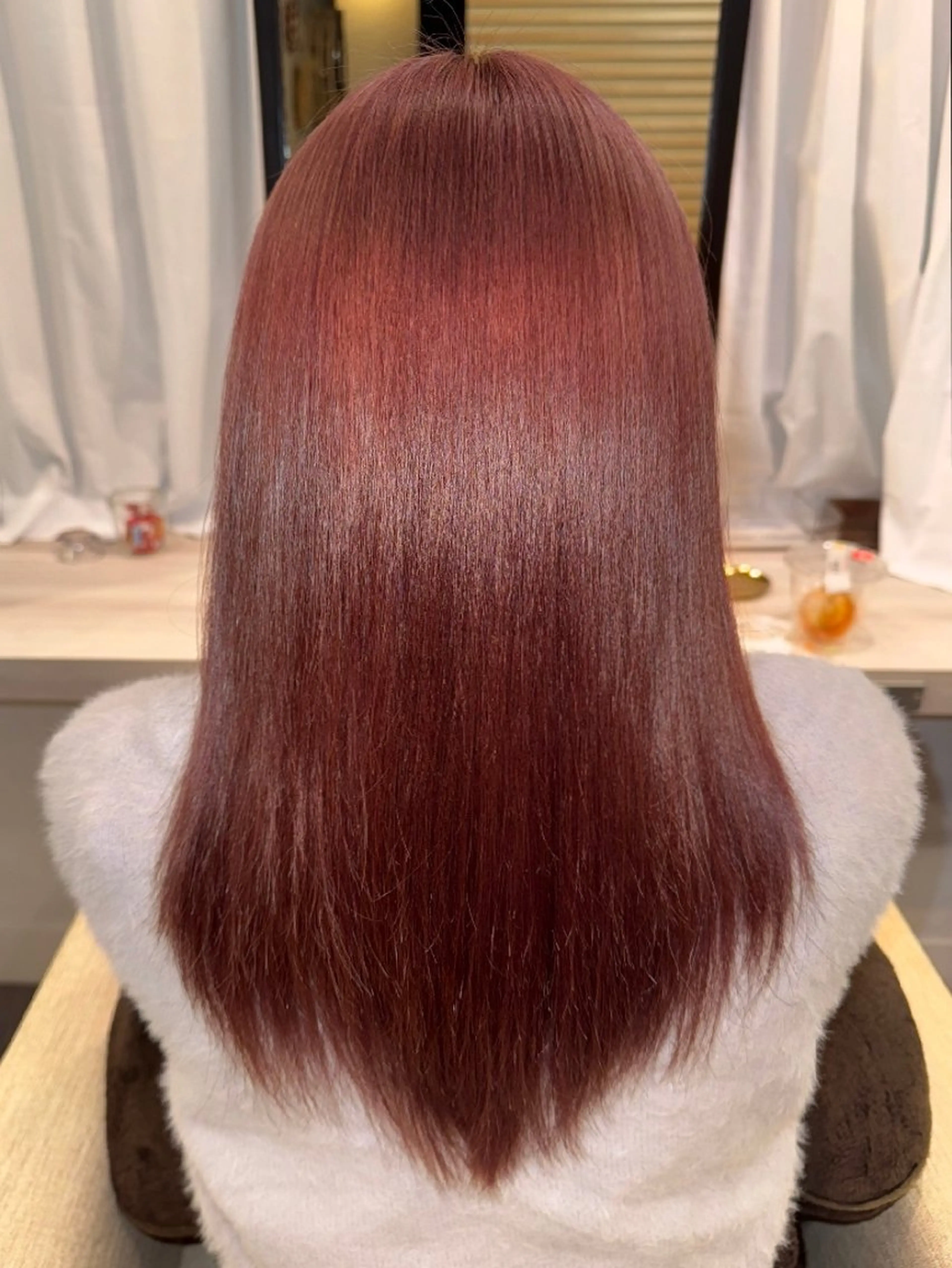 ロング カラー 山田 もものヘアスタイル