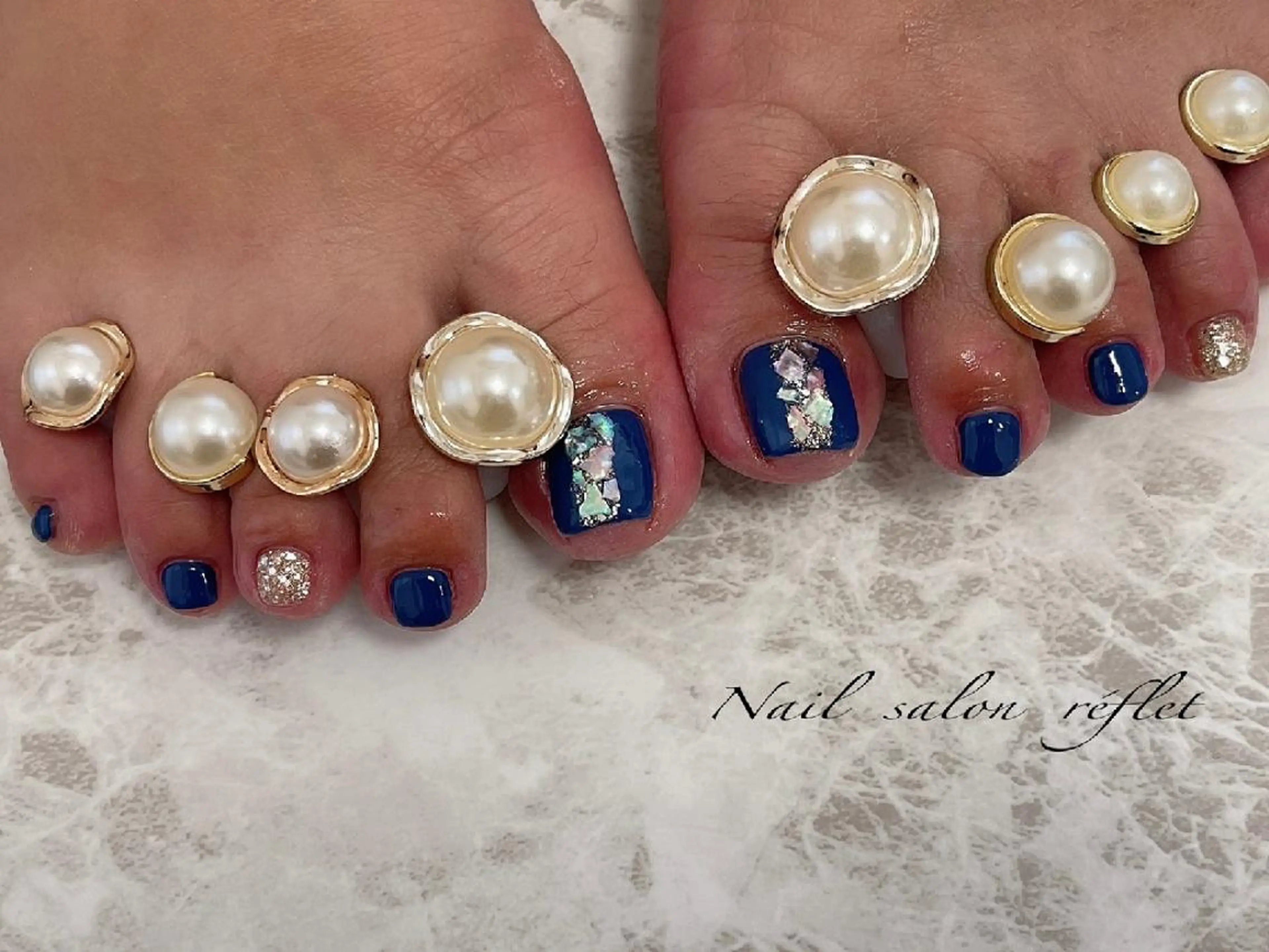ネイル フットネイル Nailsalon Lebelのネイルデザイン