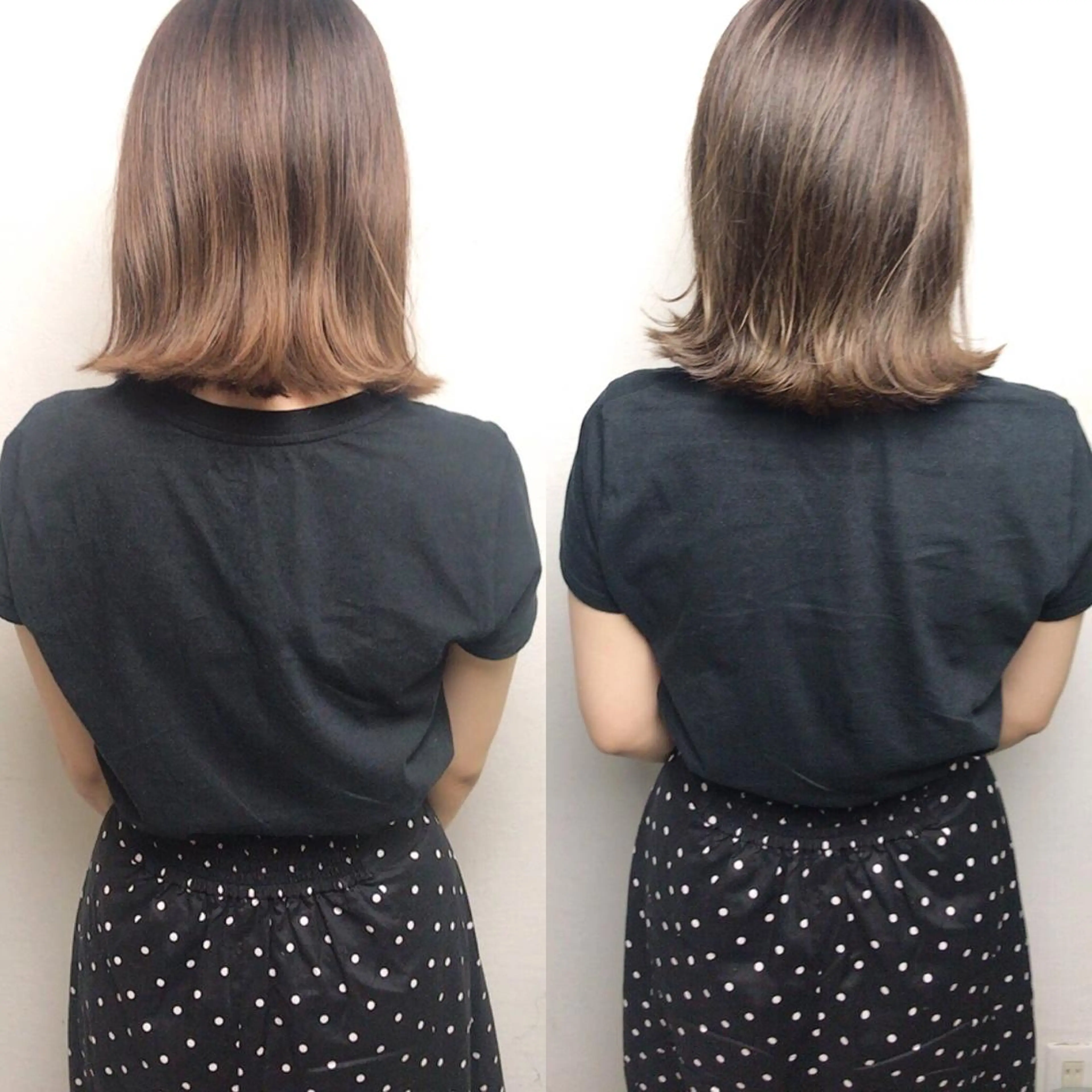 ショート カラー ヘアアレンジ オレンジ 岩田菜央 《武蔵小杉》のヘアスタイル