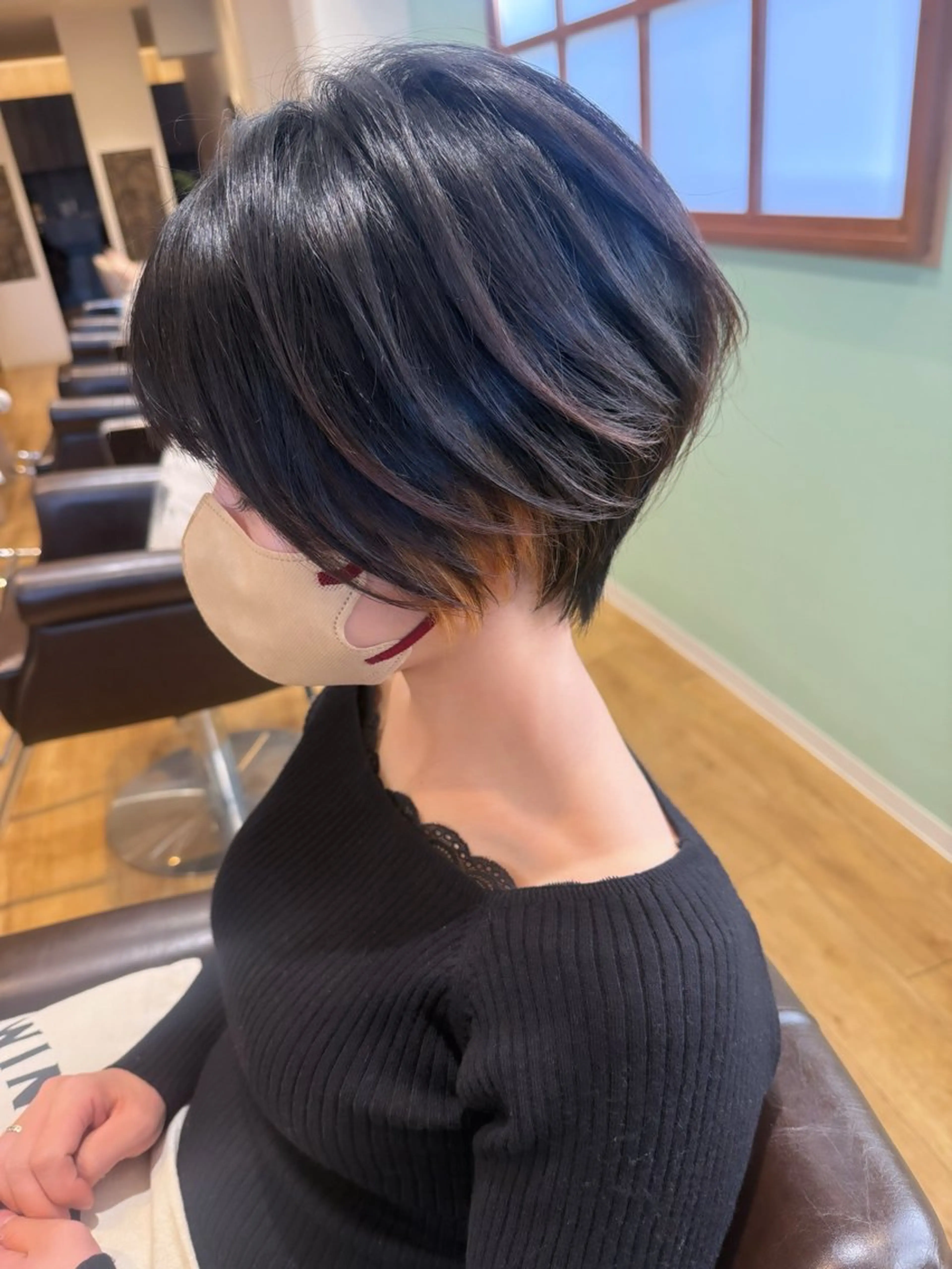 ショート ショートボブ ボブ ショートヘア 片倉 由湖のヘアスタイル