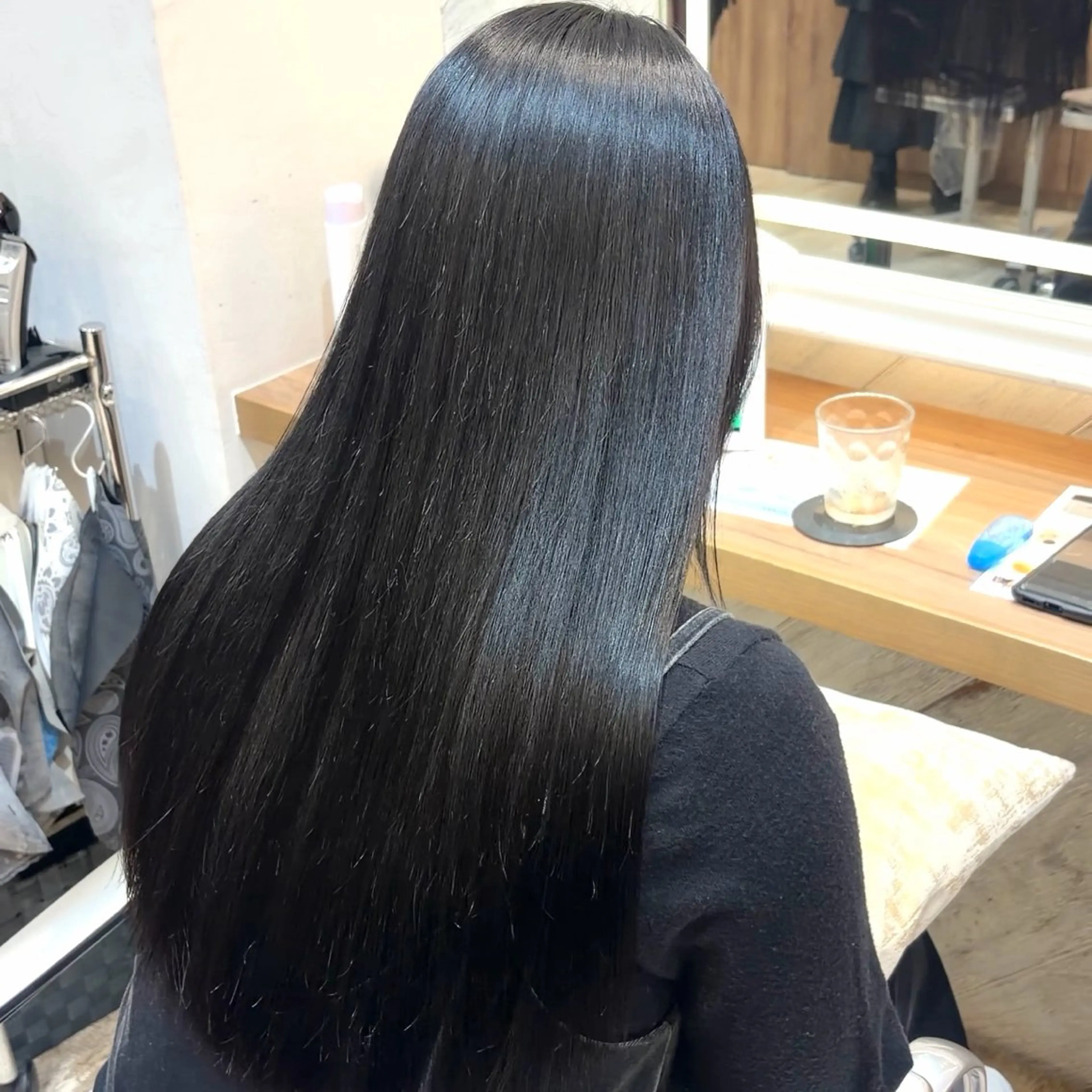 ロング カラー 透明感カラー ヘアカラー 横浜パーマ🌐ボブ✨ 暖色カラーもえかのヘアスタイル