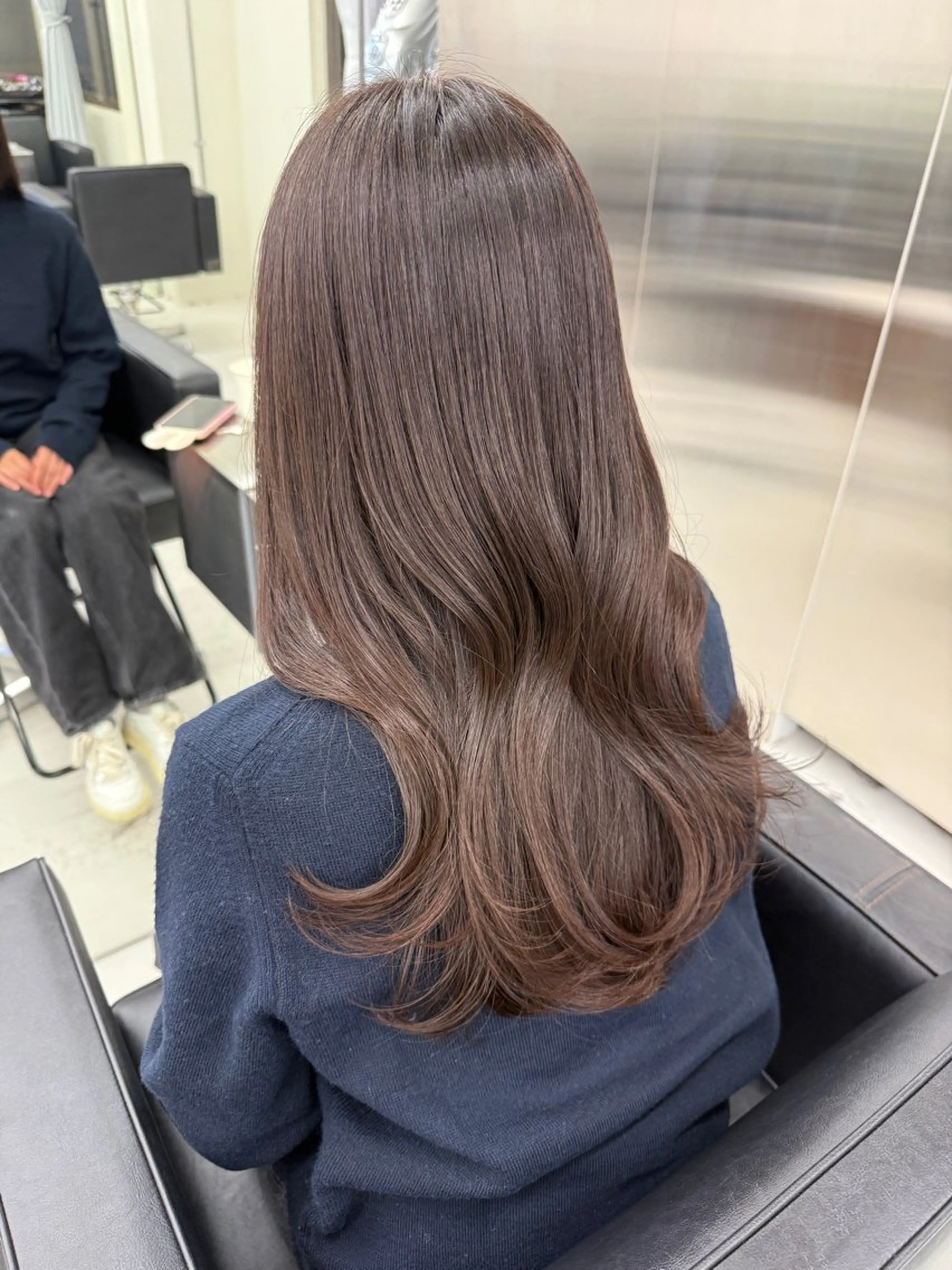 ロング カラー カット ヘアカラー 表参道🌿赤み消し カラー/チナツのヘアスタイル