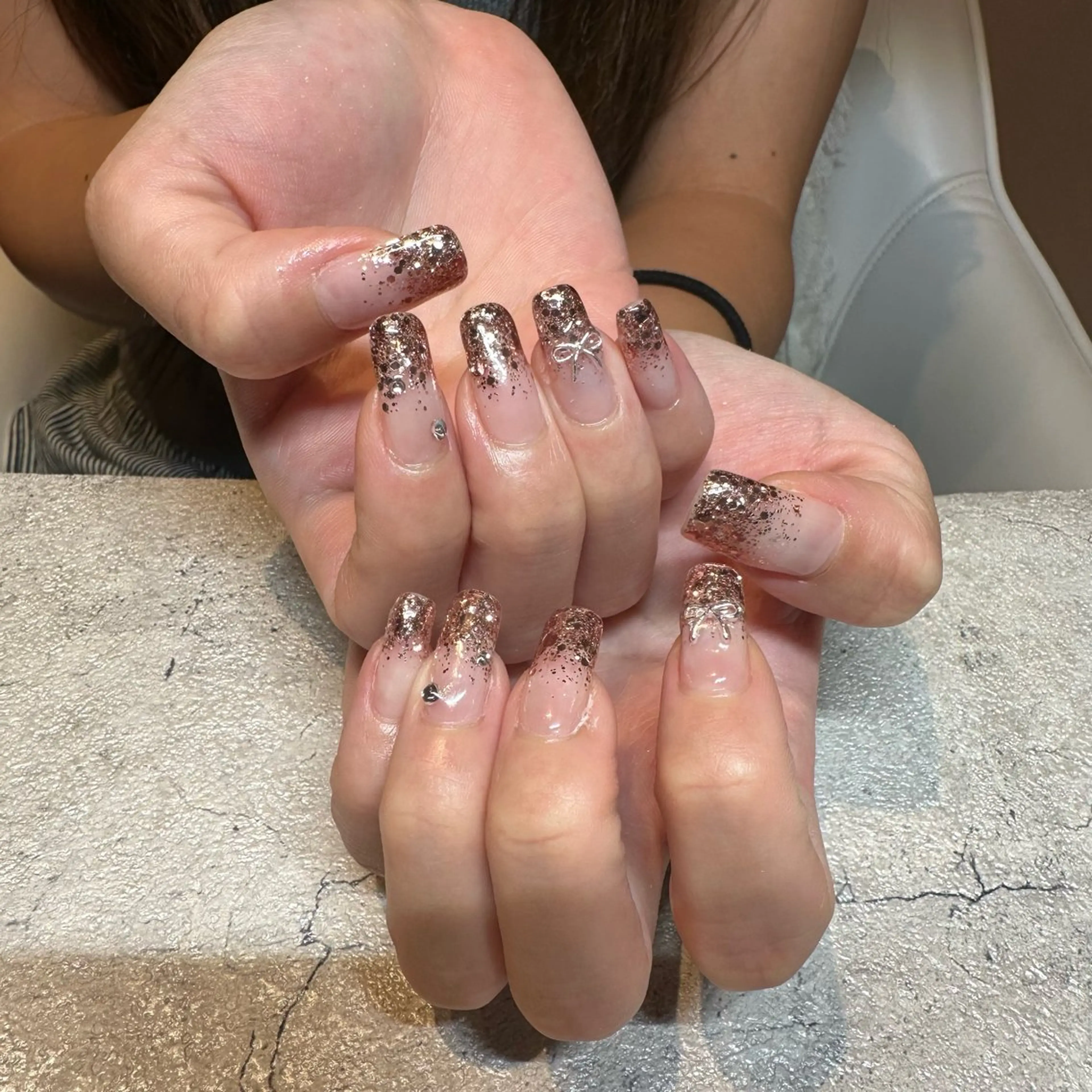 ネイル ストーンネイル ハンドネイル Tocowaka マエダのネイルデザイン