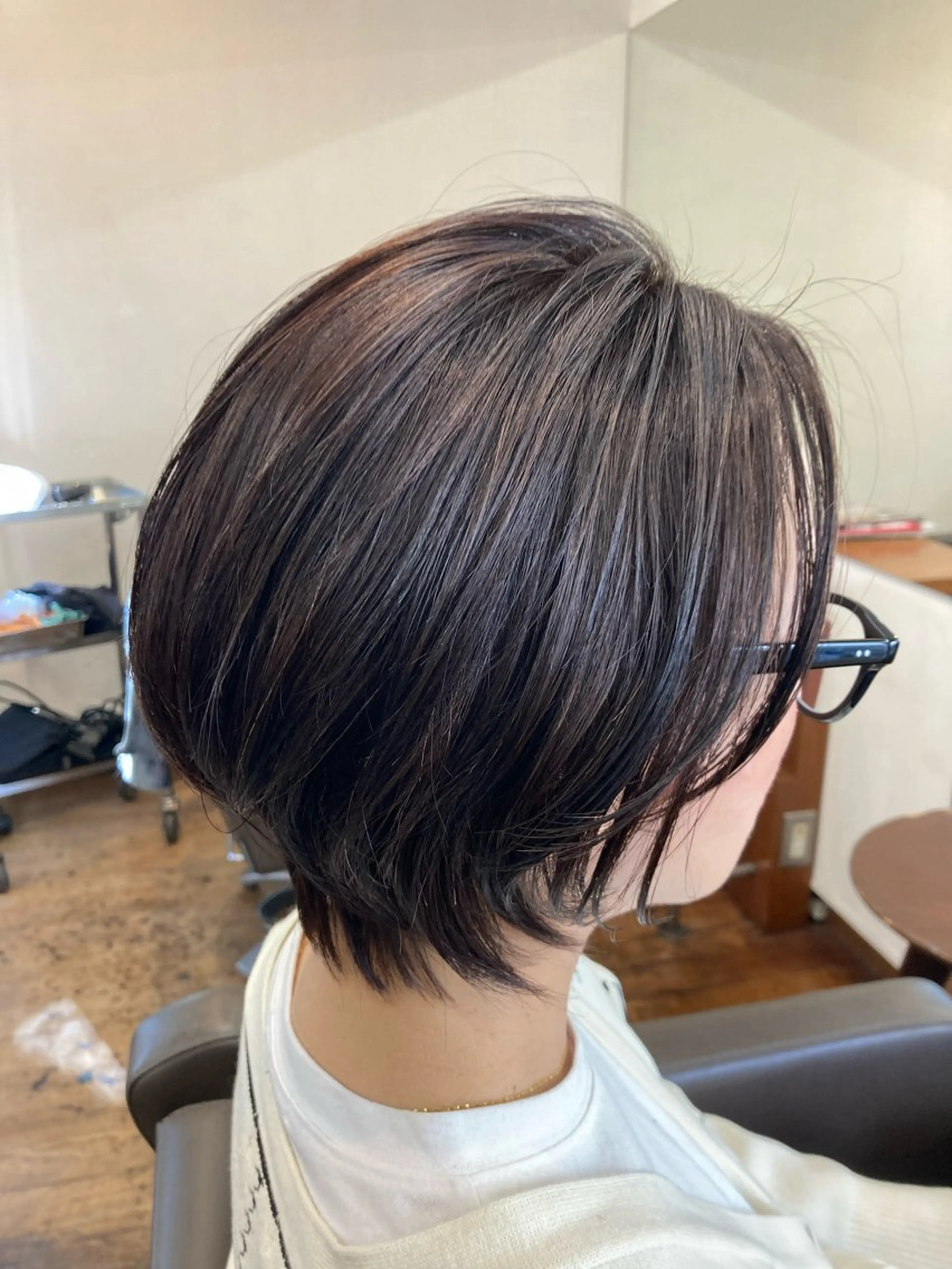 ショート 丸みショート ショートヘア 小顔カット カット 縮毛矯正🌈 三浦暢輝のヘアスタイル