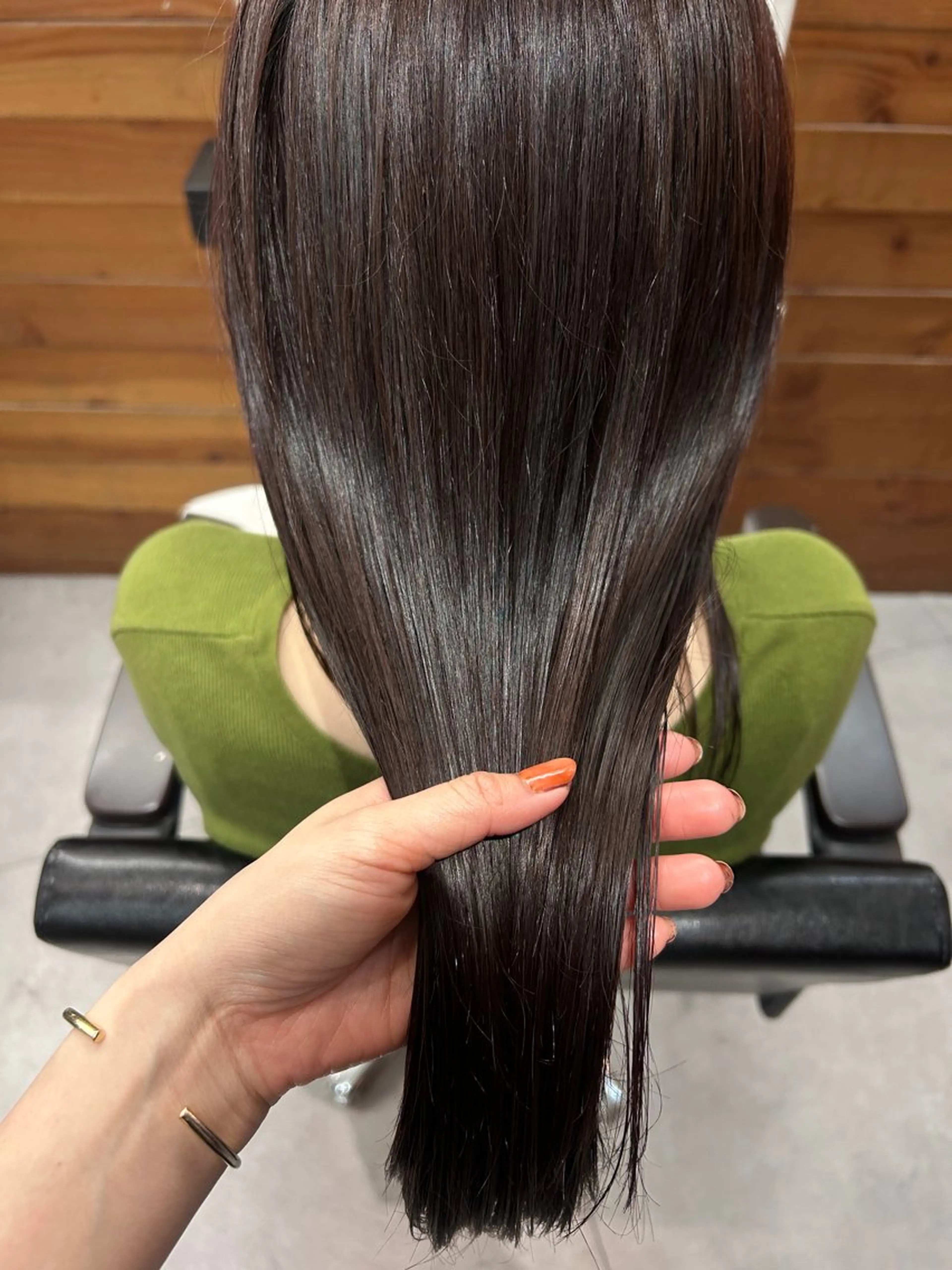 ロング カラー カット ヘアカラー トリートメント レイヤーボブ/ 艶カラー/サナ🌼のヘアスタイル