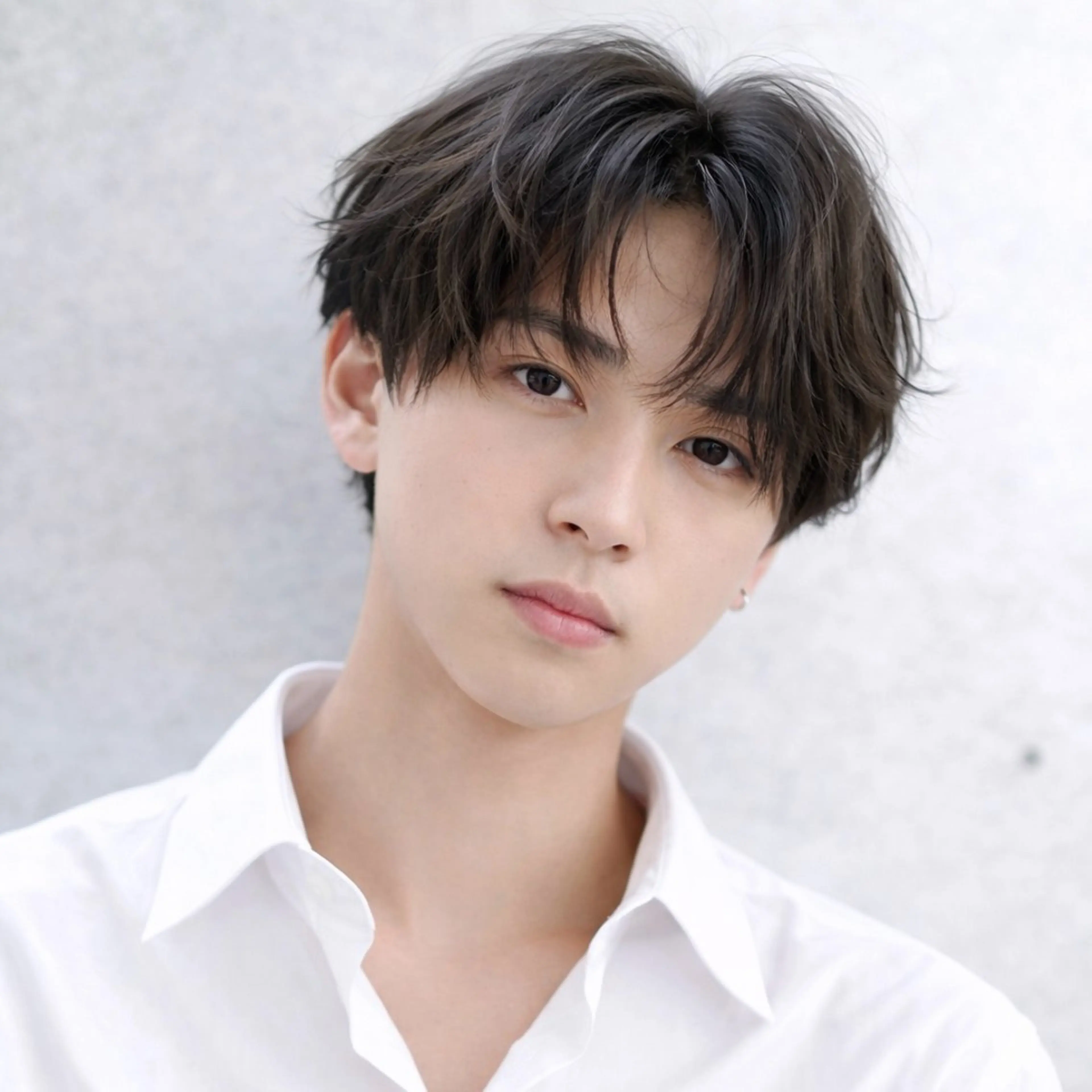 メンズ カット パーマ シャドウ/フェザー ニュアンスヘアメンズのヘアスタイル