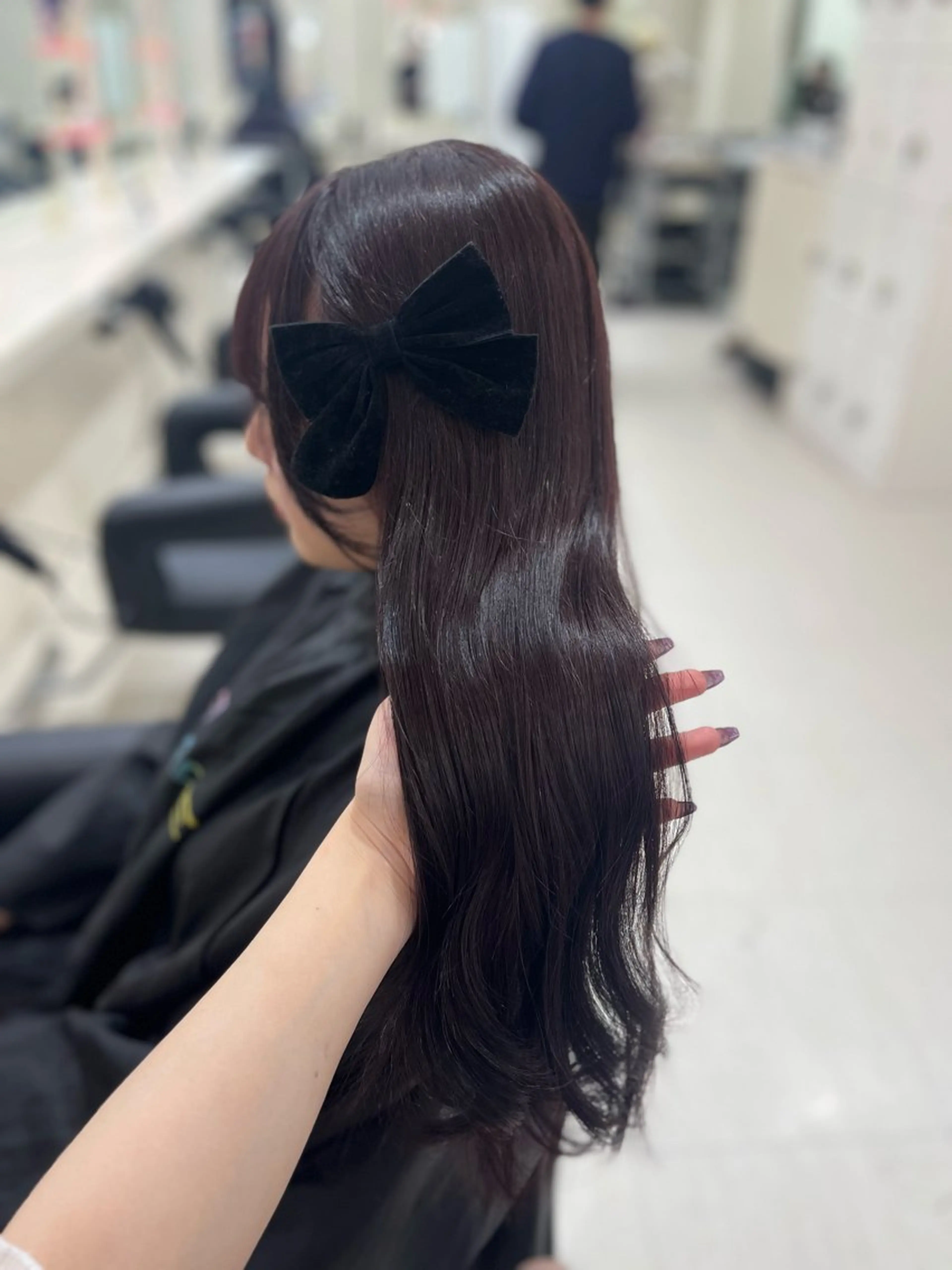 カラー ヘアカラー トリートメント ベージュ・ラベンダー カラー🎀りりのヘアスタイル