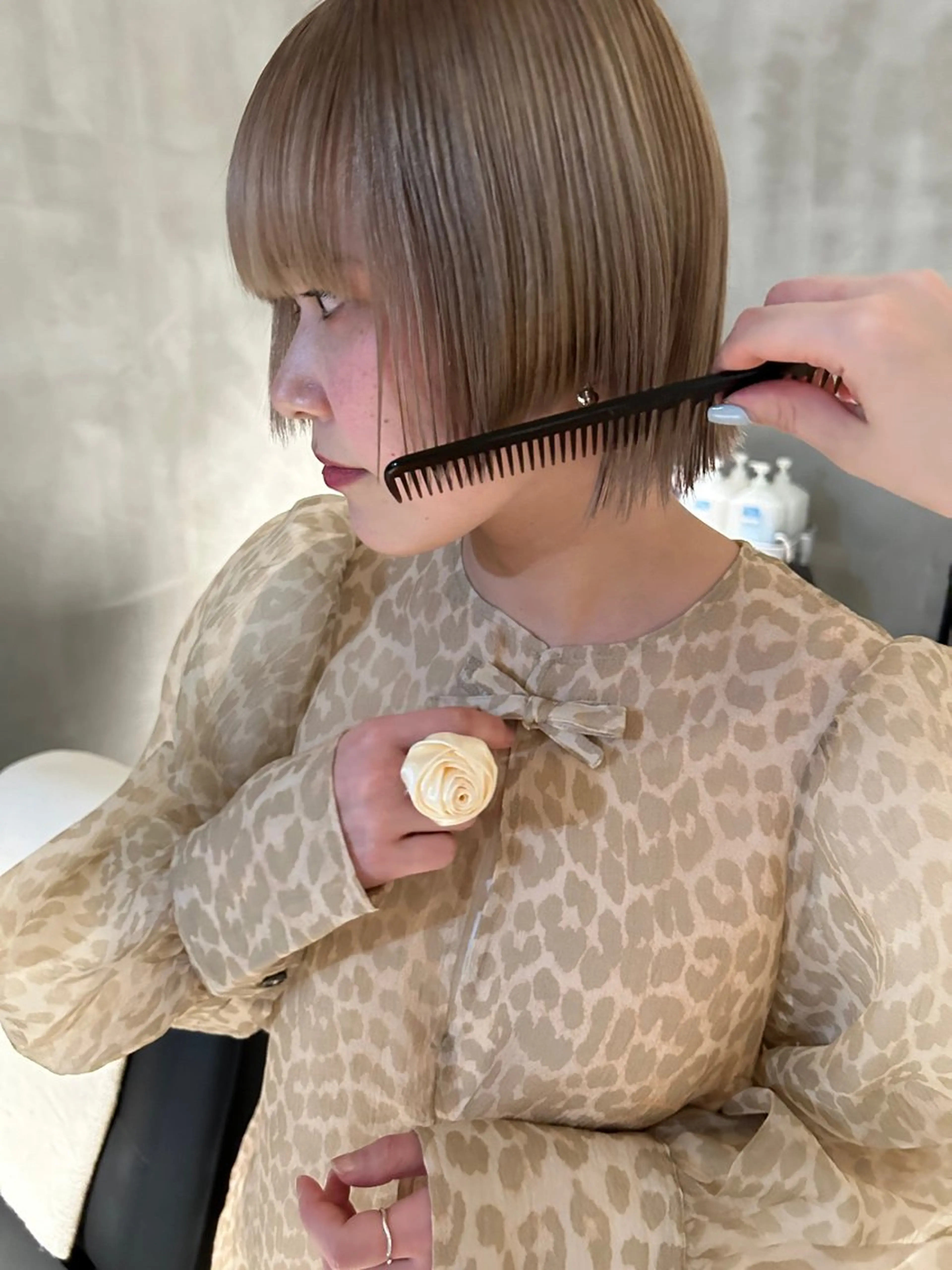 ショート 髙林 優衣のヘアスタイル