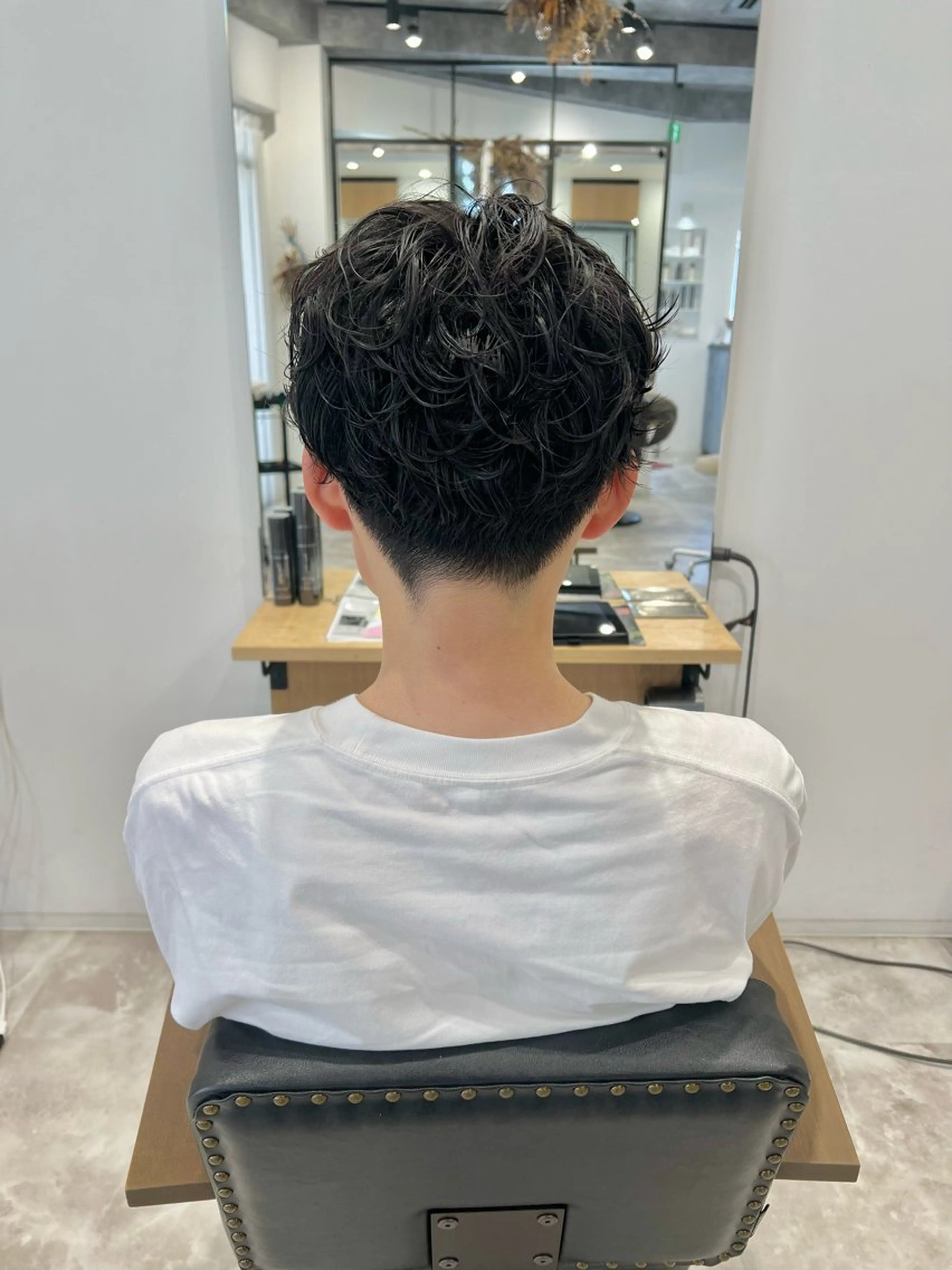 パーマ メンズ メンズパーマ カット パーマ 黒阪 なみのヘアスタイル