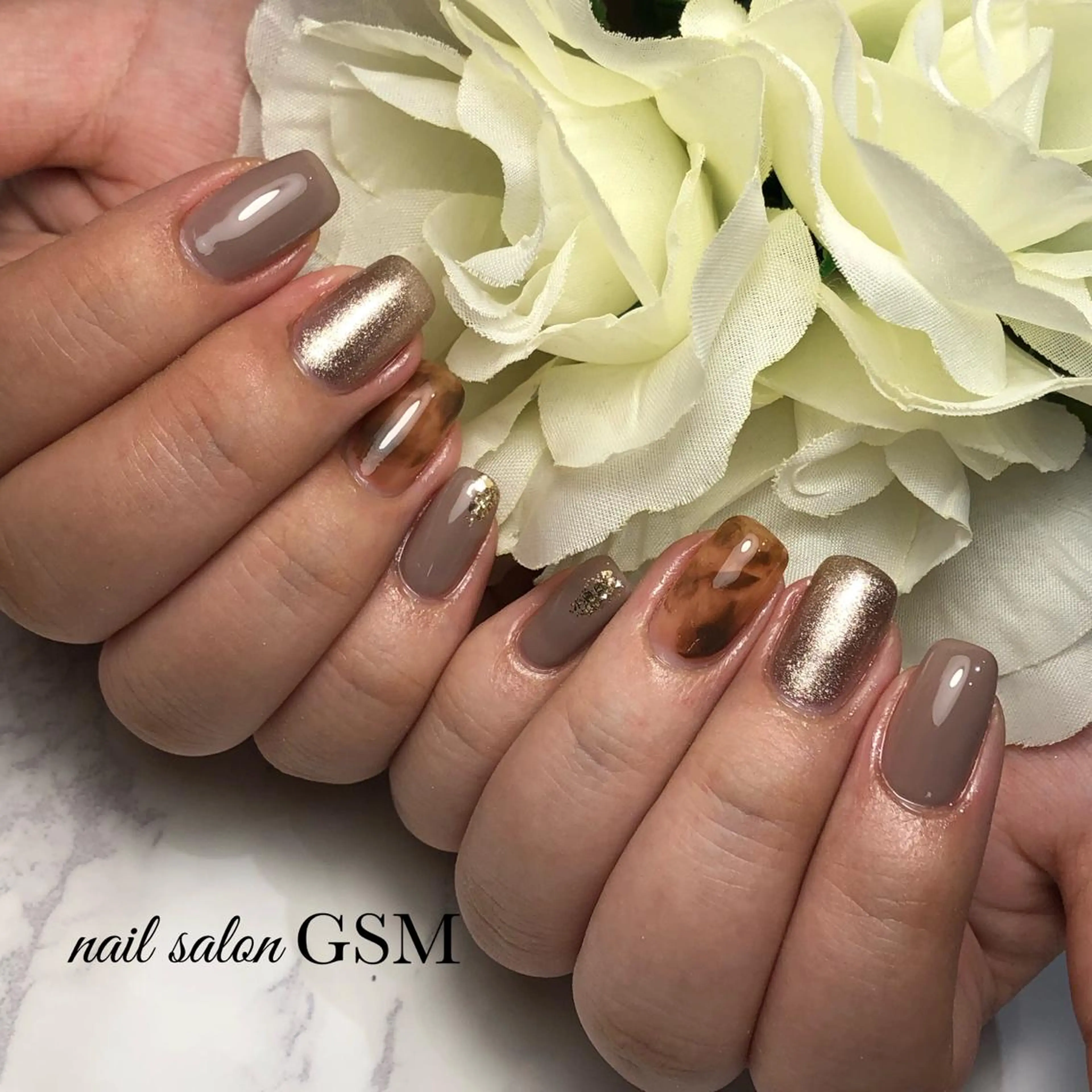 ネイル ハンドネイル nail salon GSMのネイルデザイン