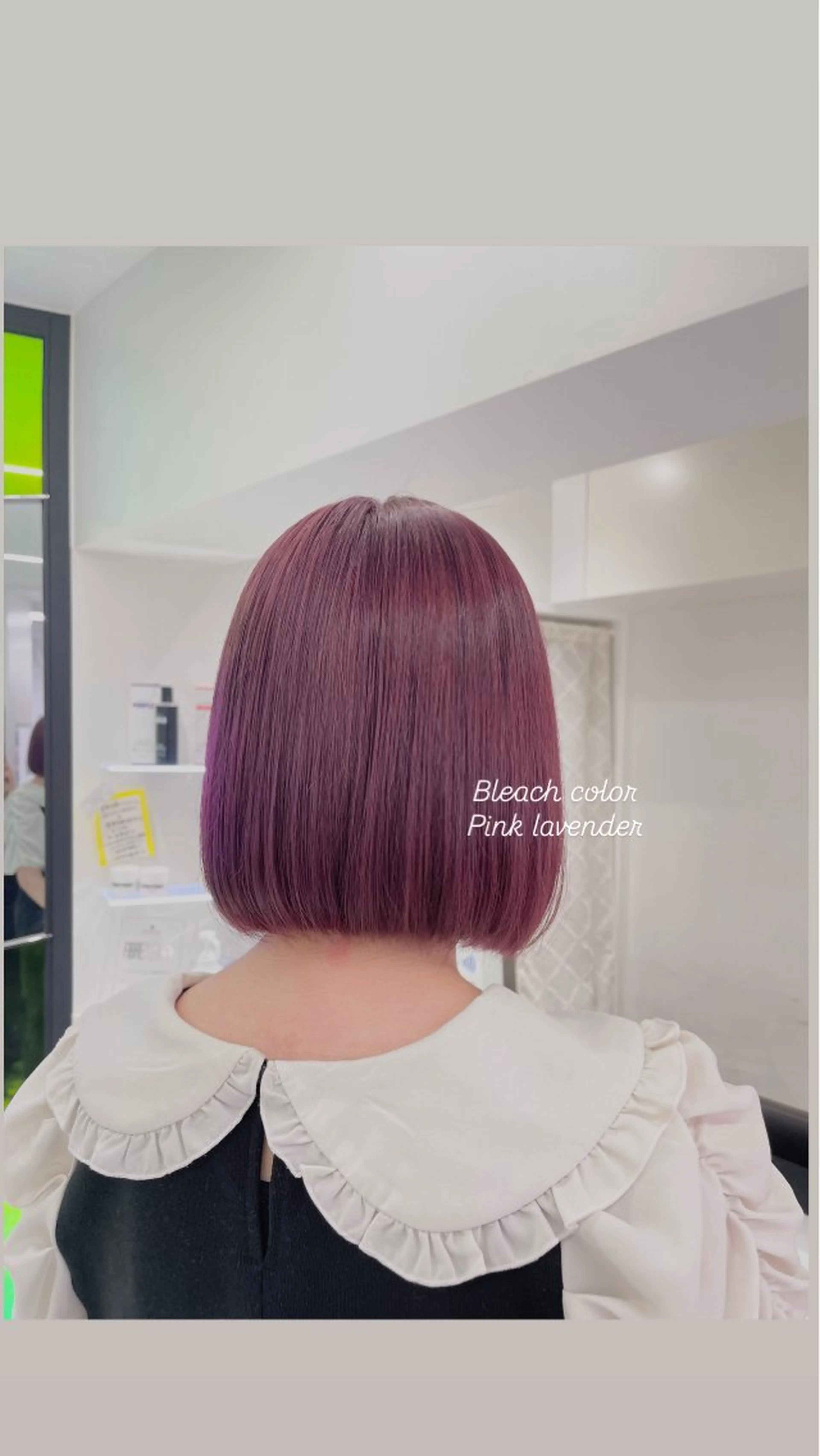 ショート カラー ヘアカラー 🤍💕ブリーチカラ ーAyaka💕🤍のヘアスタイル