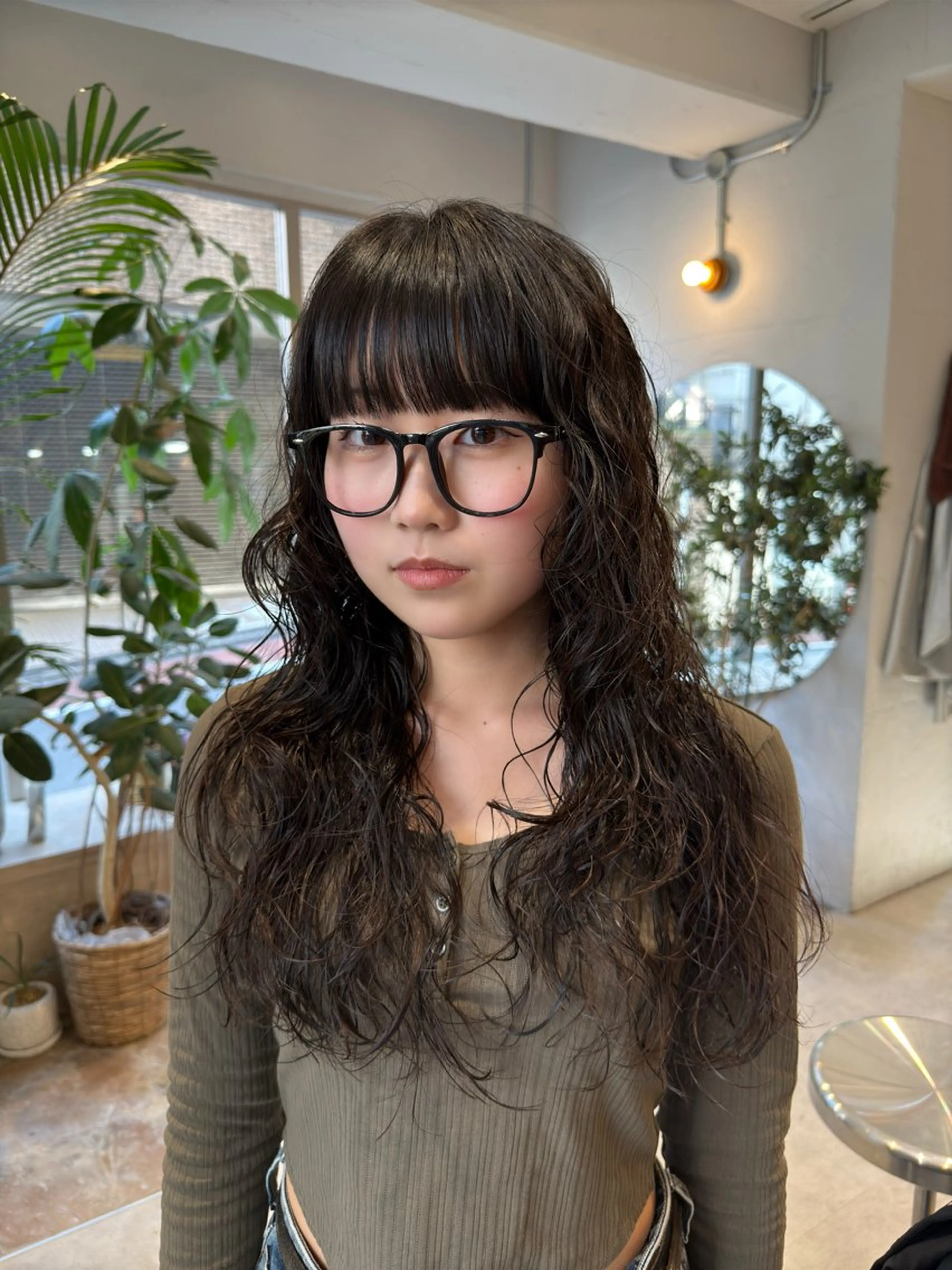 ロング パーマ パーマ/ボブ /レイヤー チヒロのヘアスタイル