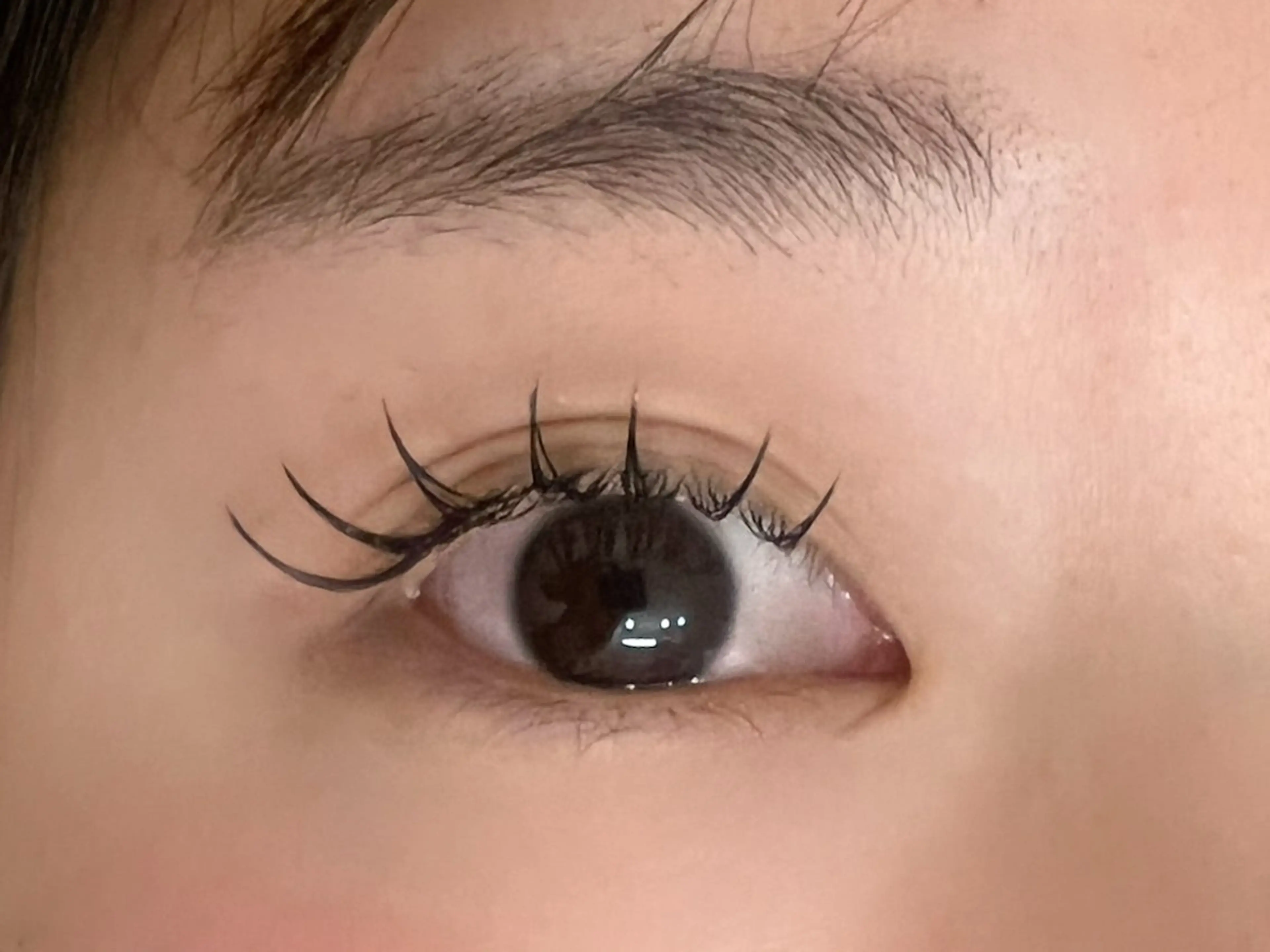 マツエク・マツパ Cカール フラットラッシュ マツエク PROSOLrita 西風新都のマツエク・マツパデザイン