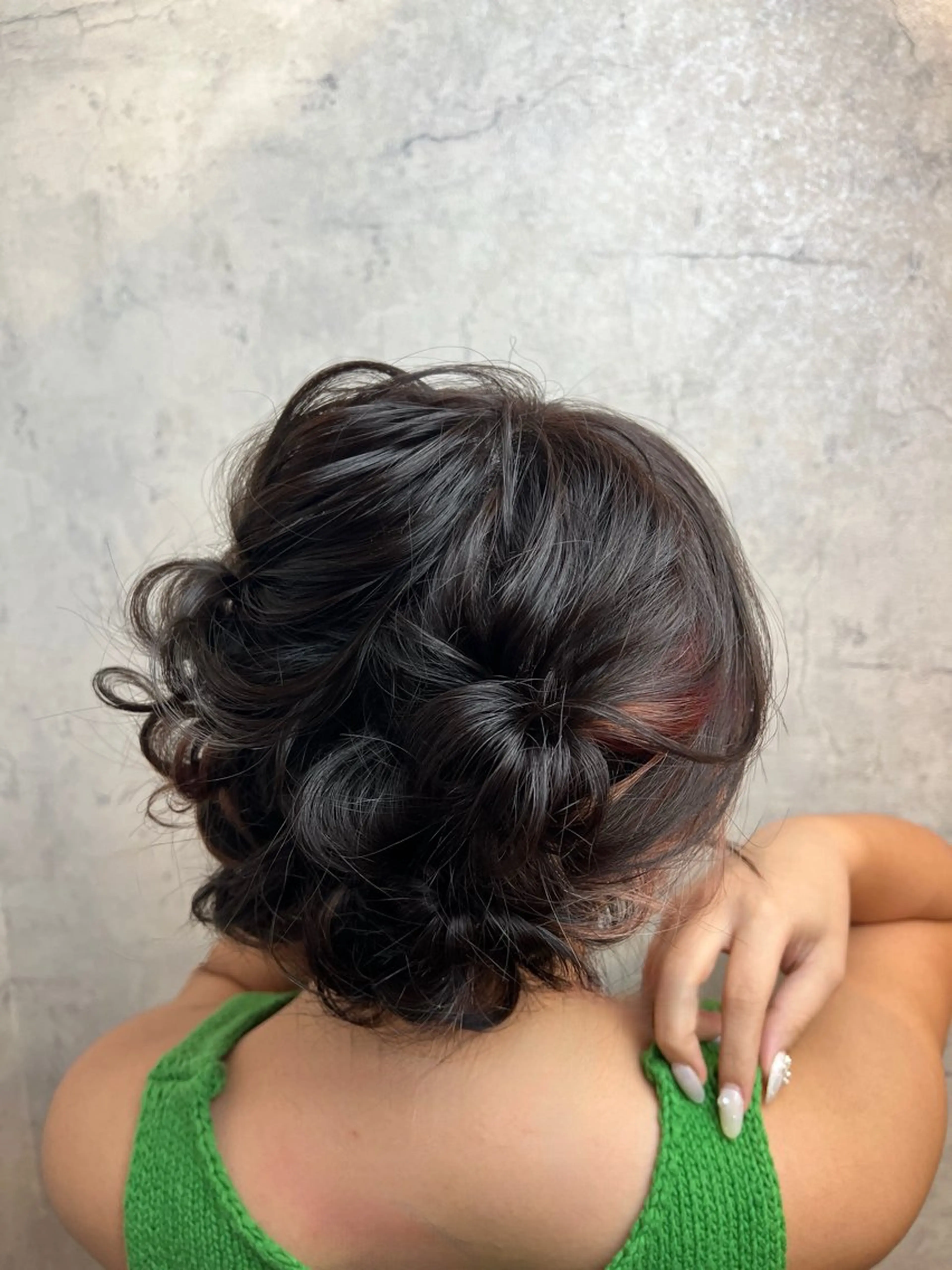 ミディアム ヘアセット 【カメレオン】 しょうた  みくꨄのヘアスタイル