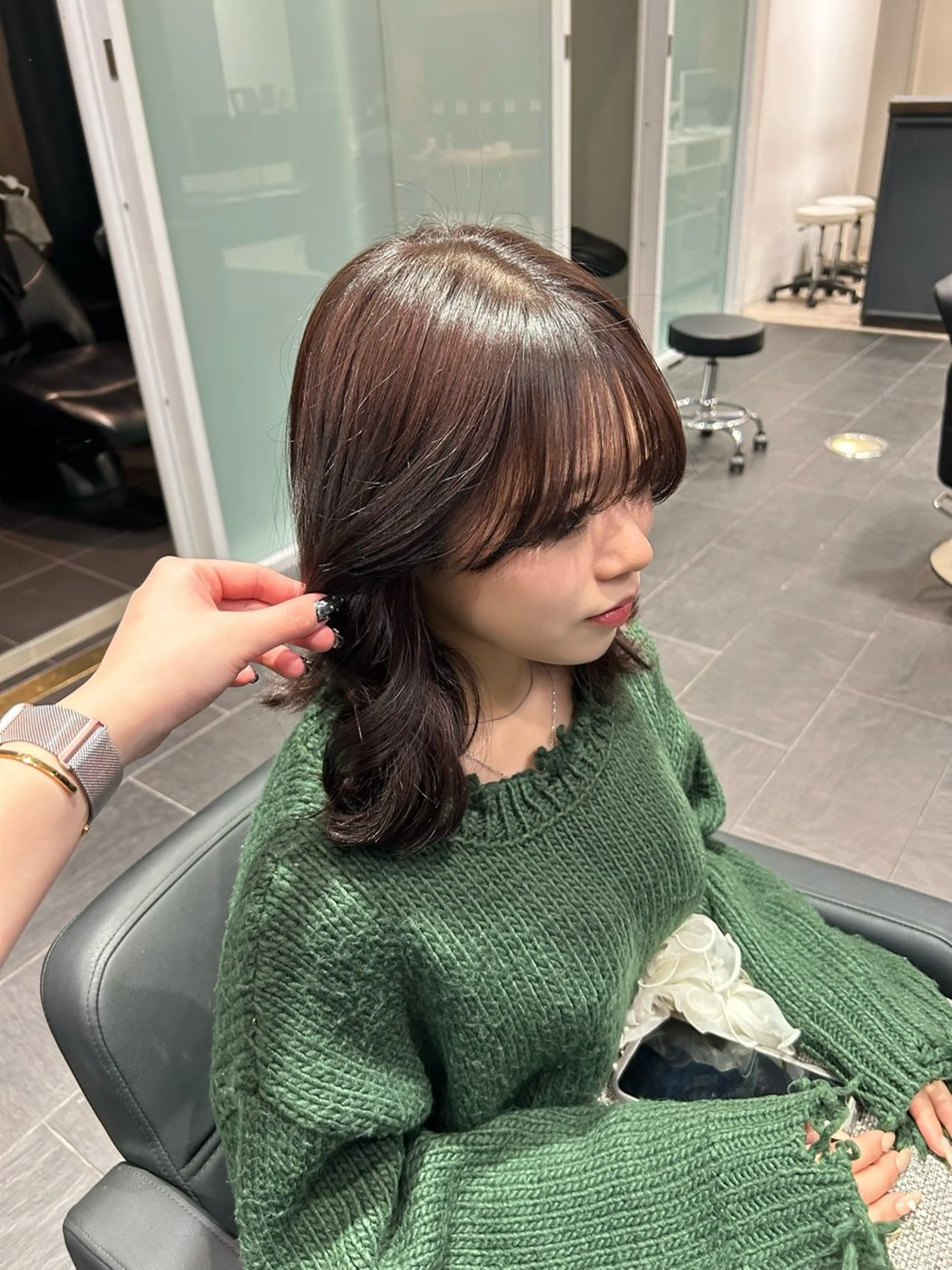 ミディアム ayane🎀／ ショートカット💫のヘアスタイル