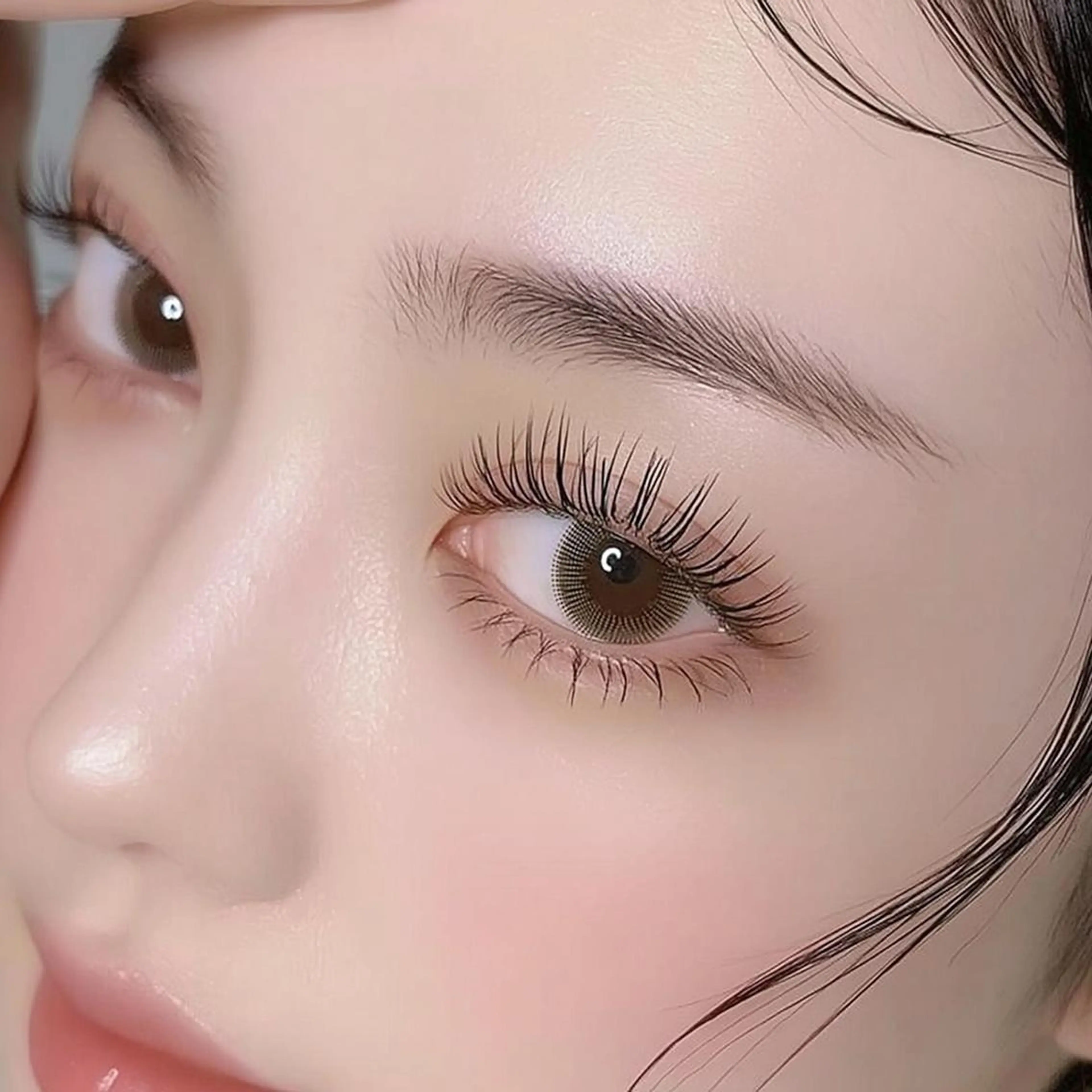 マツエク・マツパ 束感まつ毛 韓国風マツエク パリジェンヌラッシュリフト まつげパーマ マツパ まつげパーマ/ エクステ/あみ🎀のマツエク・マツパデザイン