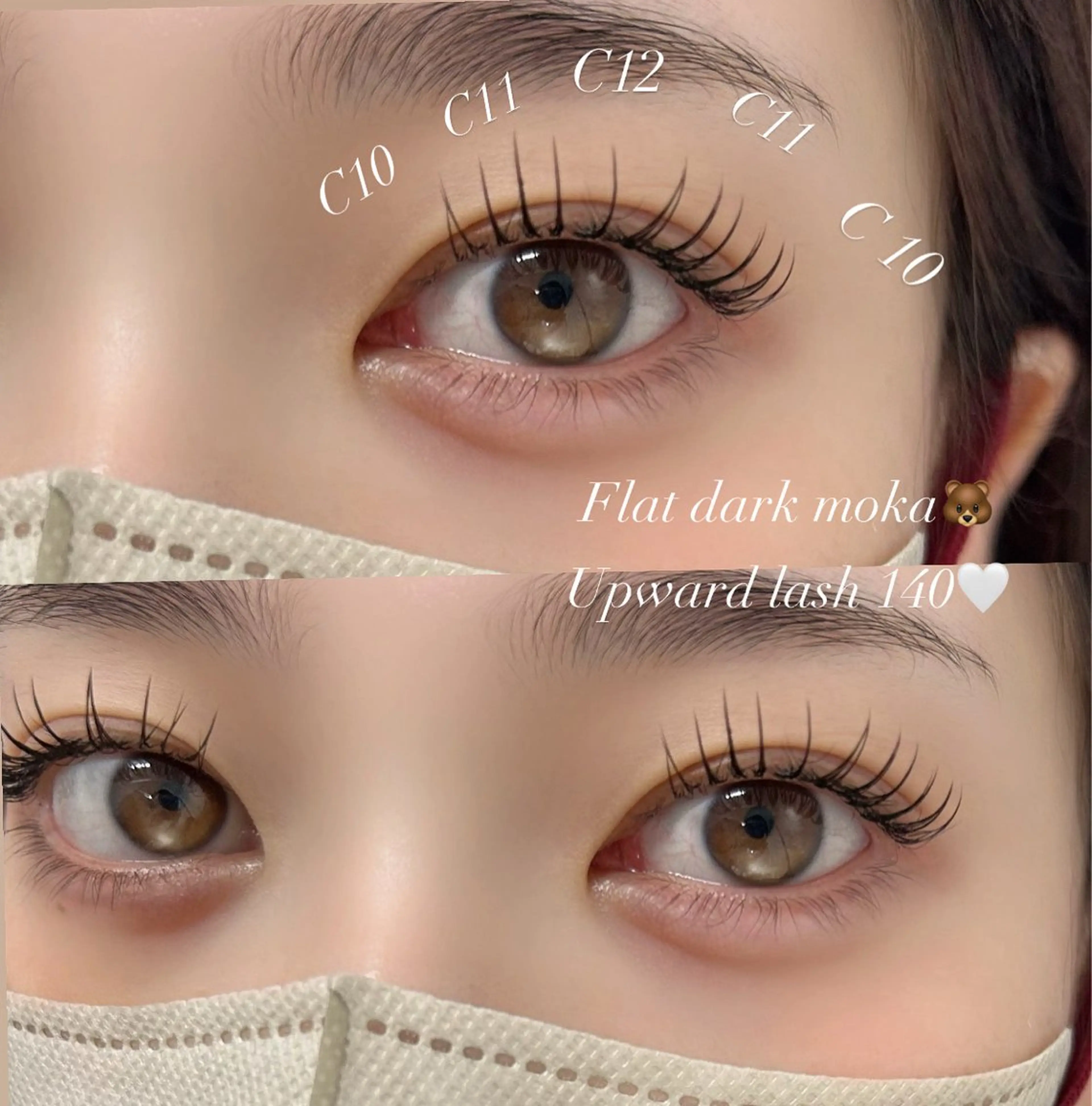 マツエク・マツパ 束感まつ毛nasu marina🎀の眉毛・アイブロウイメージ