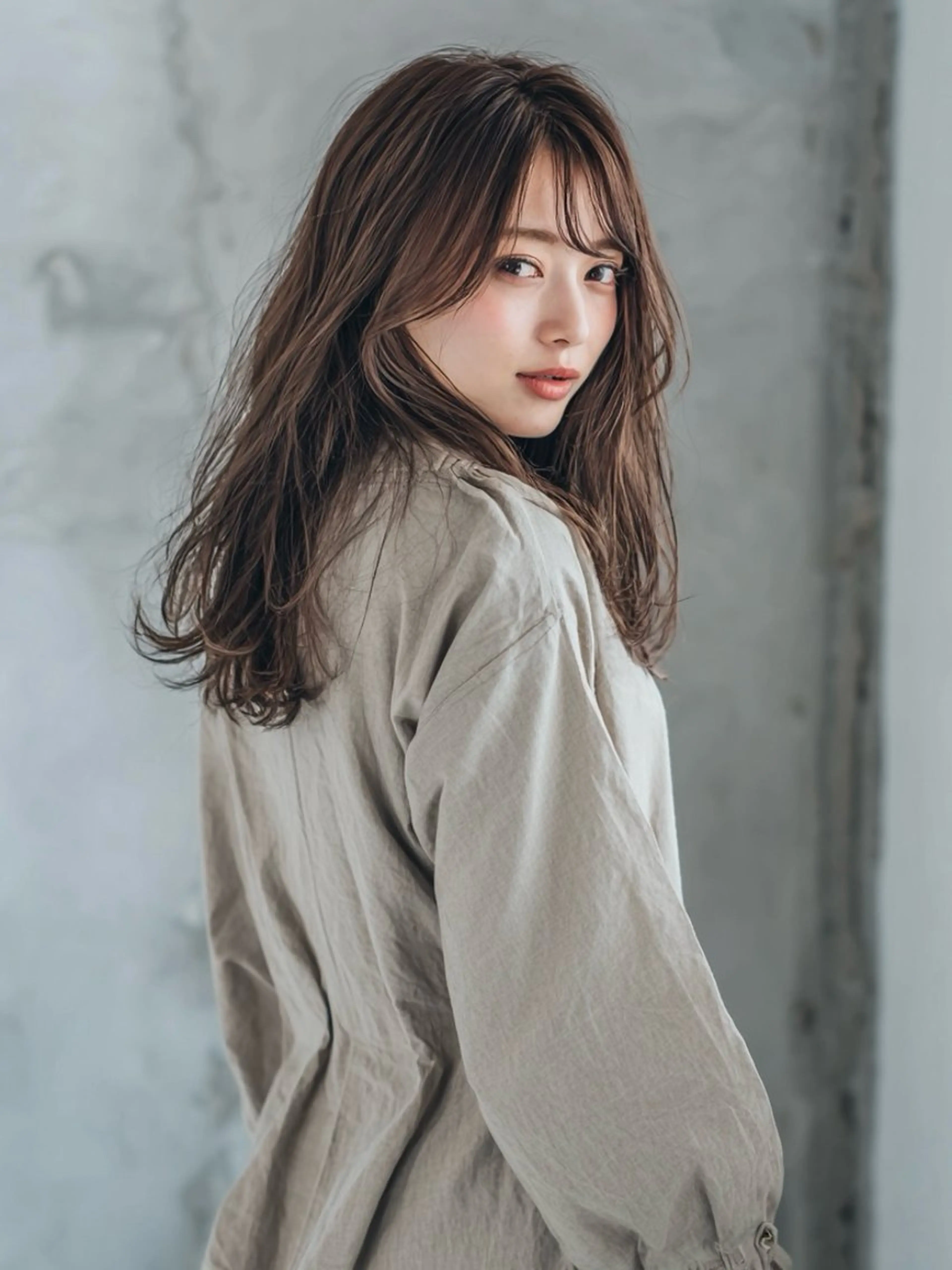 セミロング カラー ヘアカラー トリートメント 池袋/カラー特化🎨 ロング料金なし🩵のヘアスタイル