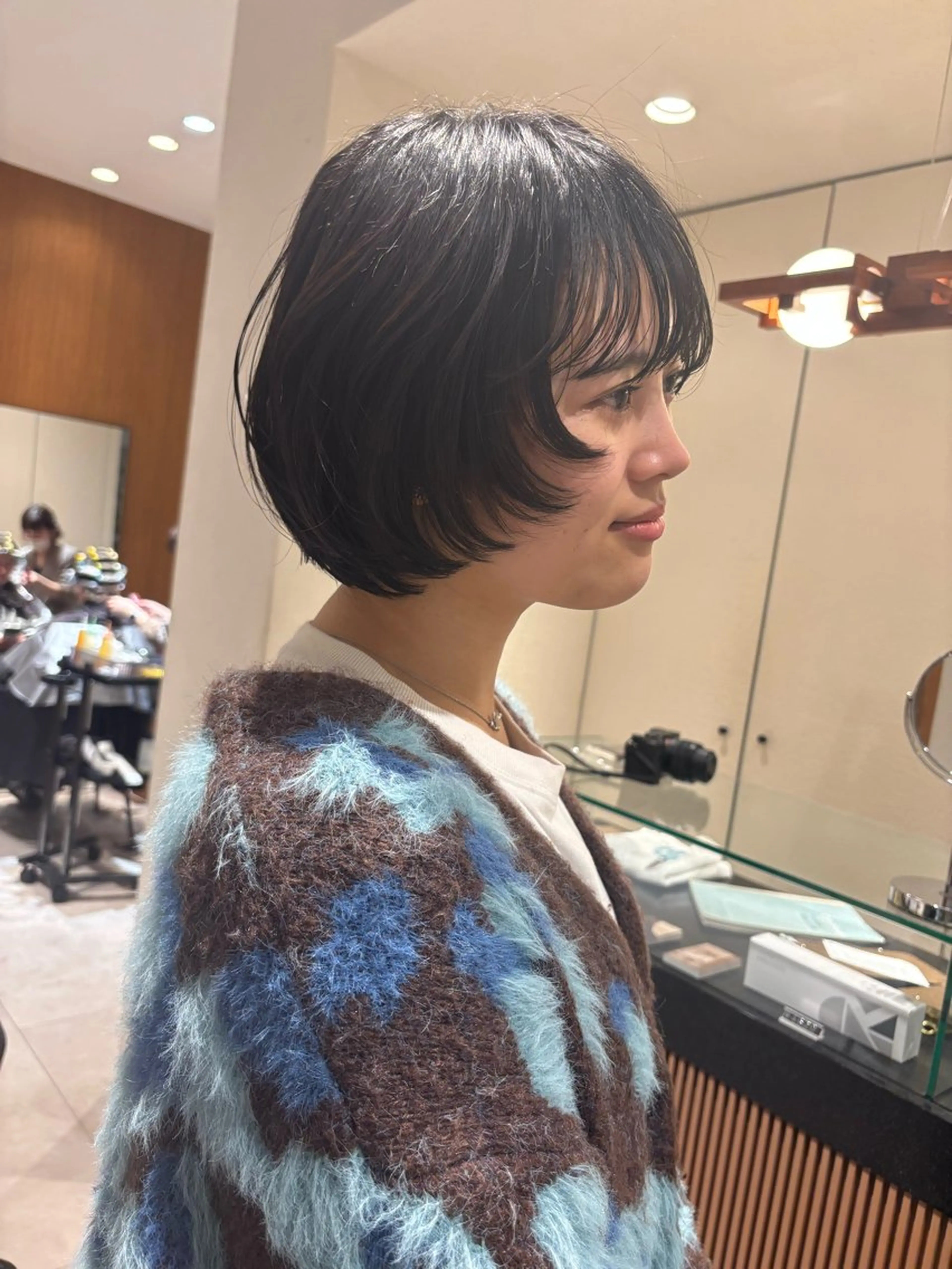 ショート ショートボブ 丸みショート ボブ ショートヘア カット ボブ/艶カラー Rako.のヘアスタイル