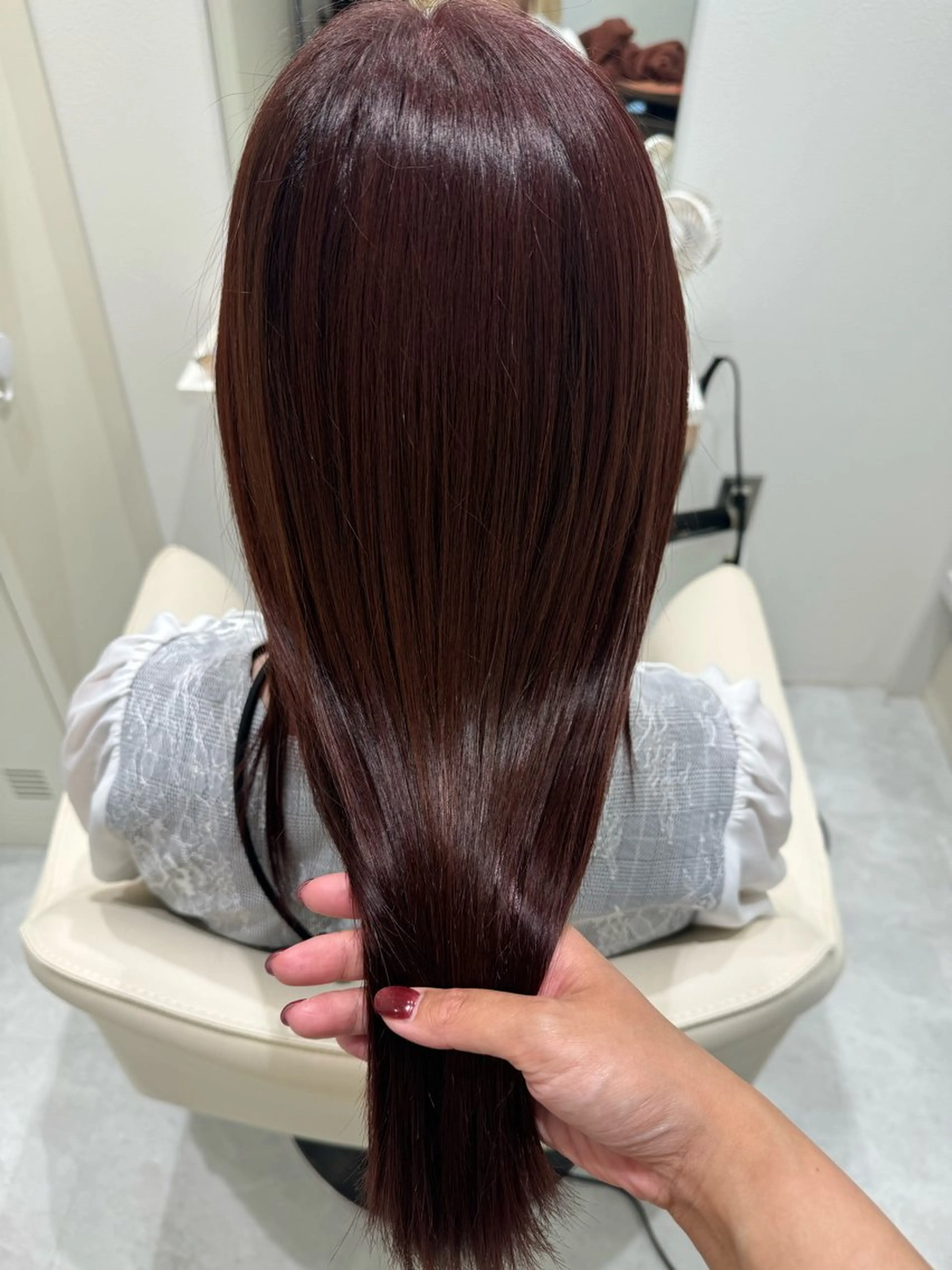 ロング トリートメント 酸熱トリートメント カット ヘアカラー トリートメント ボブ支持率NO1 🌈CHIKAのヘアスタイル