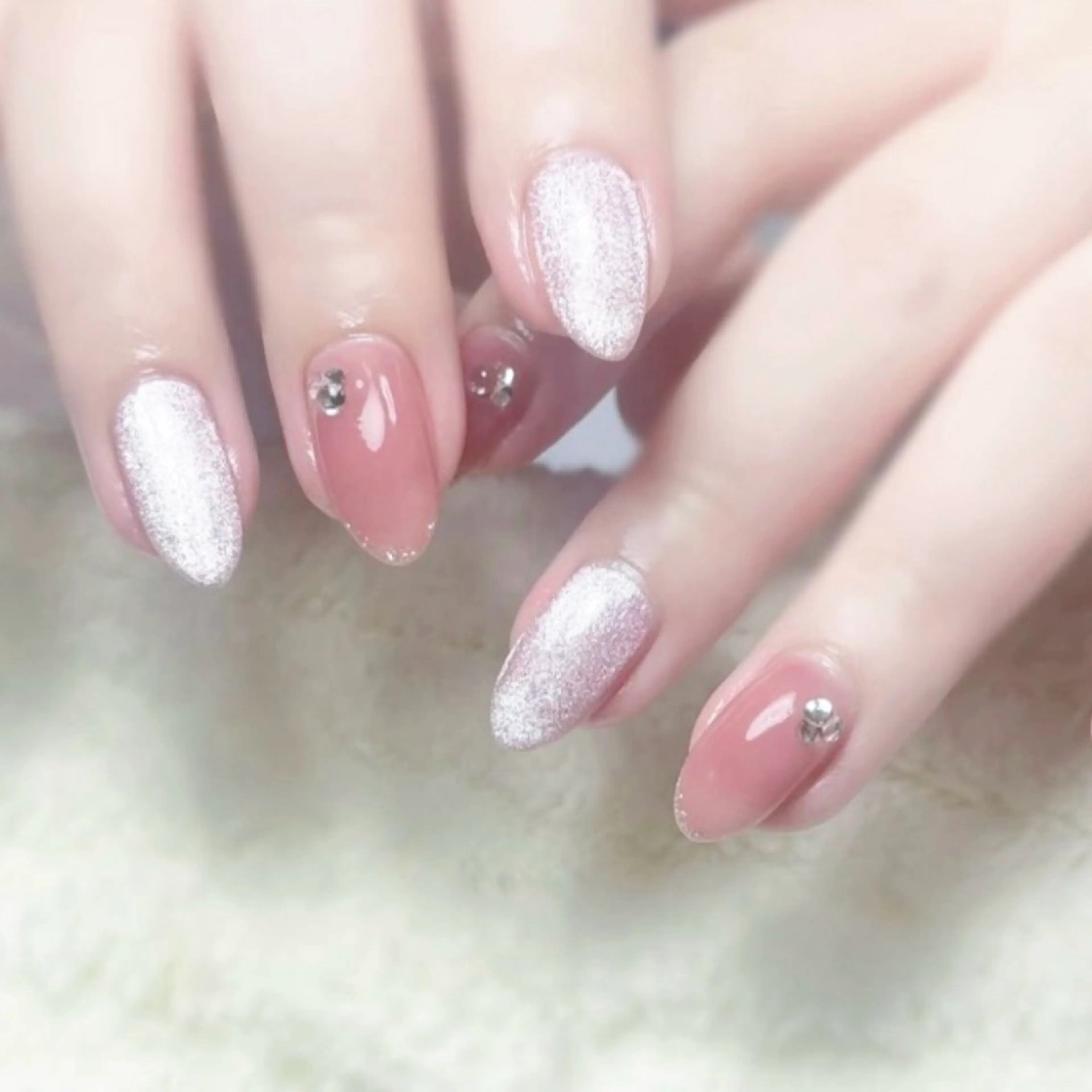 ネイル ピンク ハンドネイル Chicchi 加茂宮駅徒歩3分のネイルデザイン