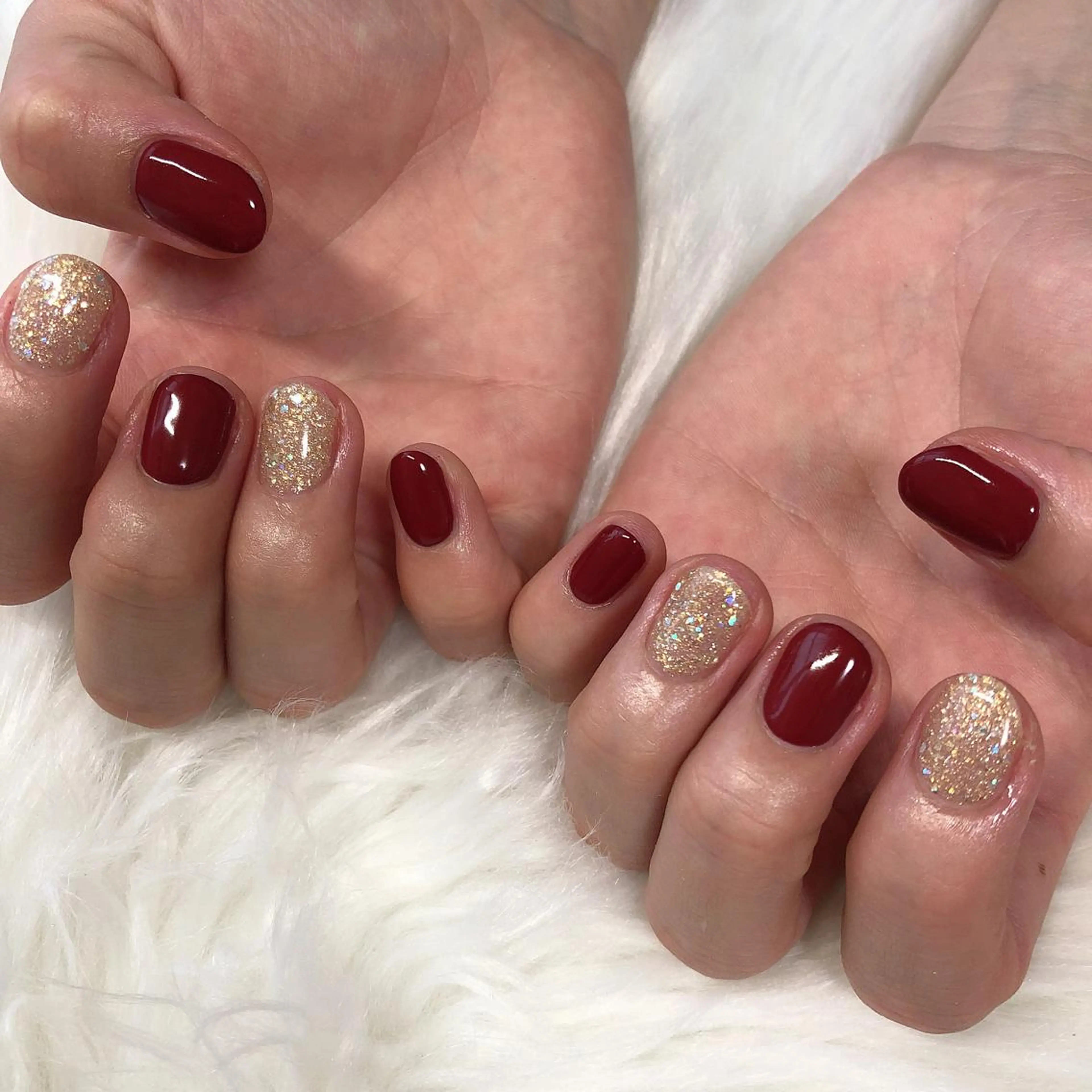 ネイル ハンドネイル 西岡 杏のネイルデザイン