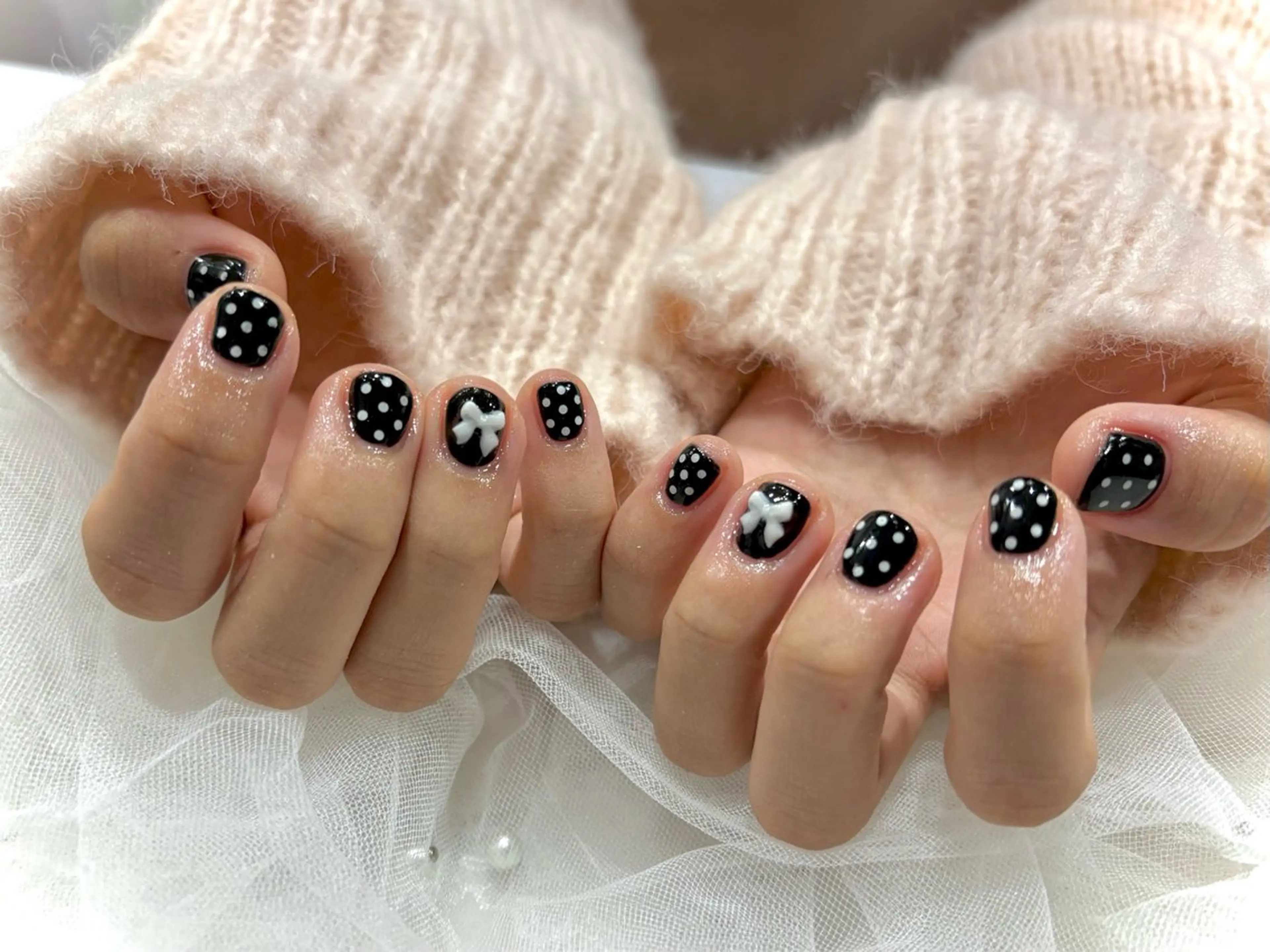 ネイル ドット Nail salon Cielel⟡Ayaのネイルデザイン