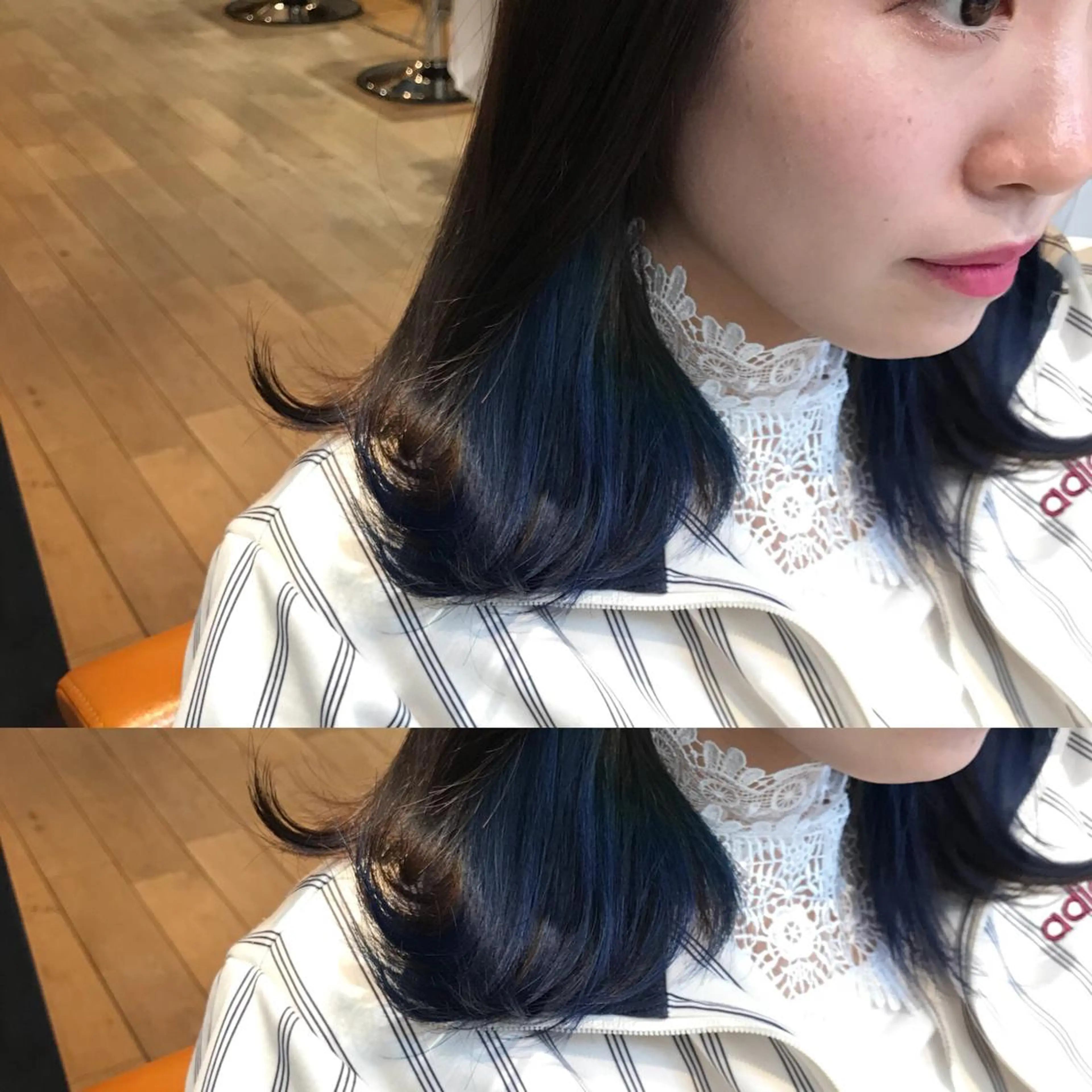 ミディアム カラー ブリーチ 髪質改善特化 ミサワコウキのヘアスタイル