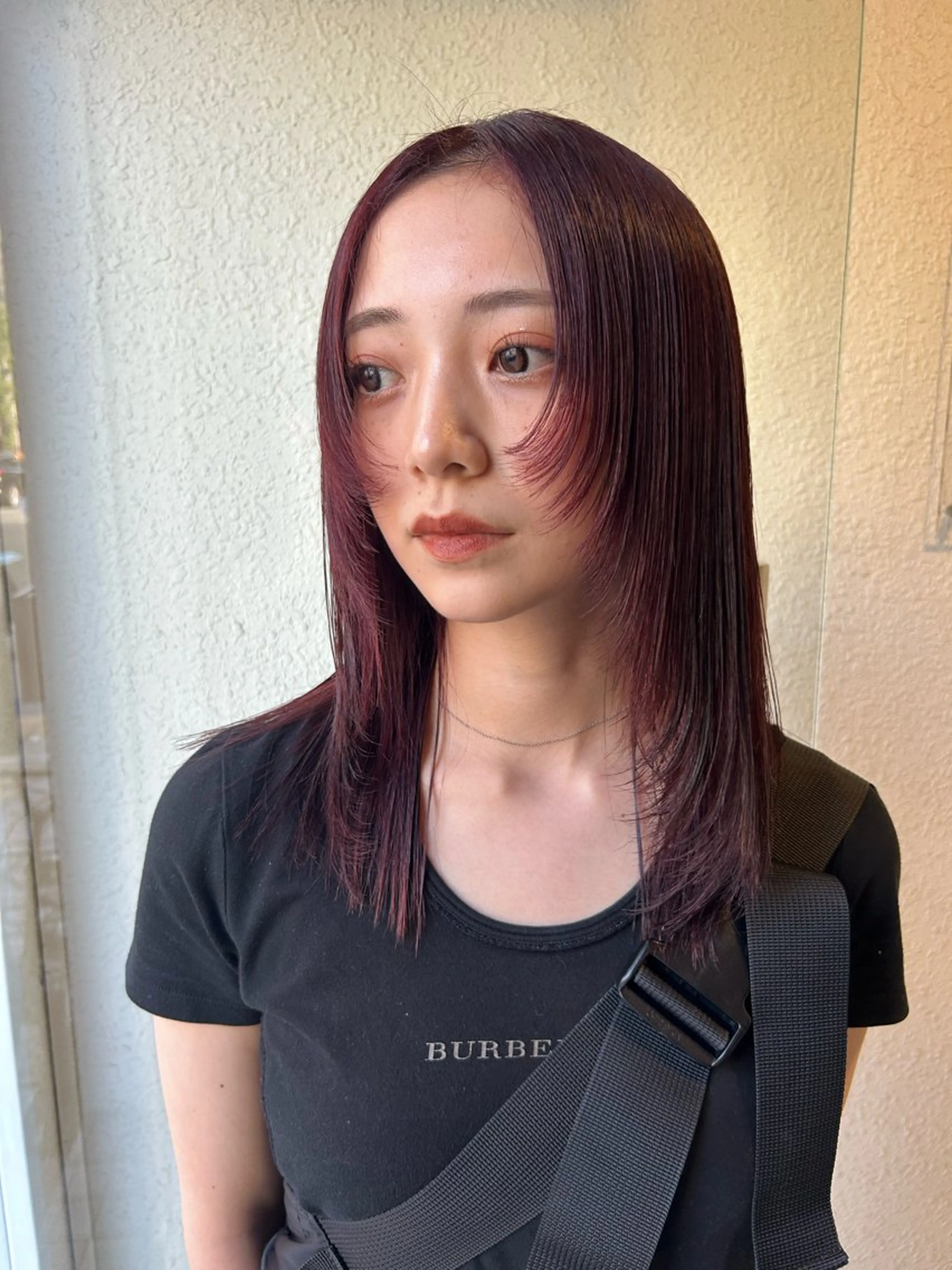 セミロング 薄暮 マツイ　レンのヘアスタイル