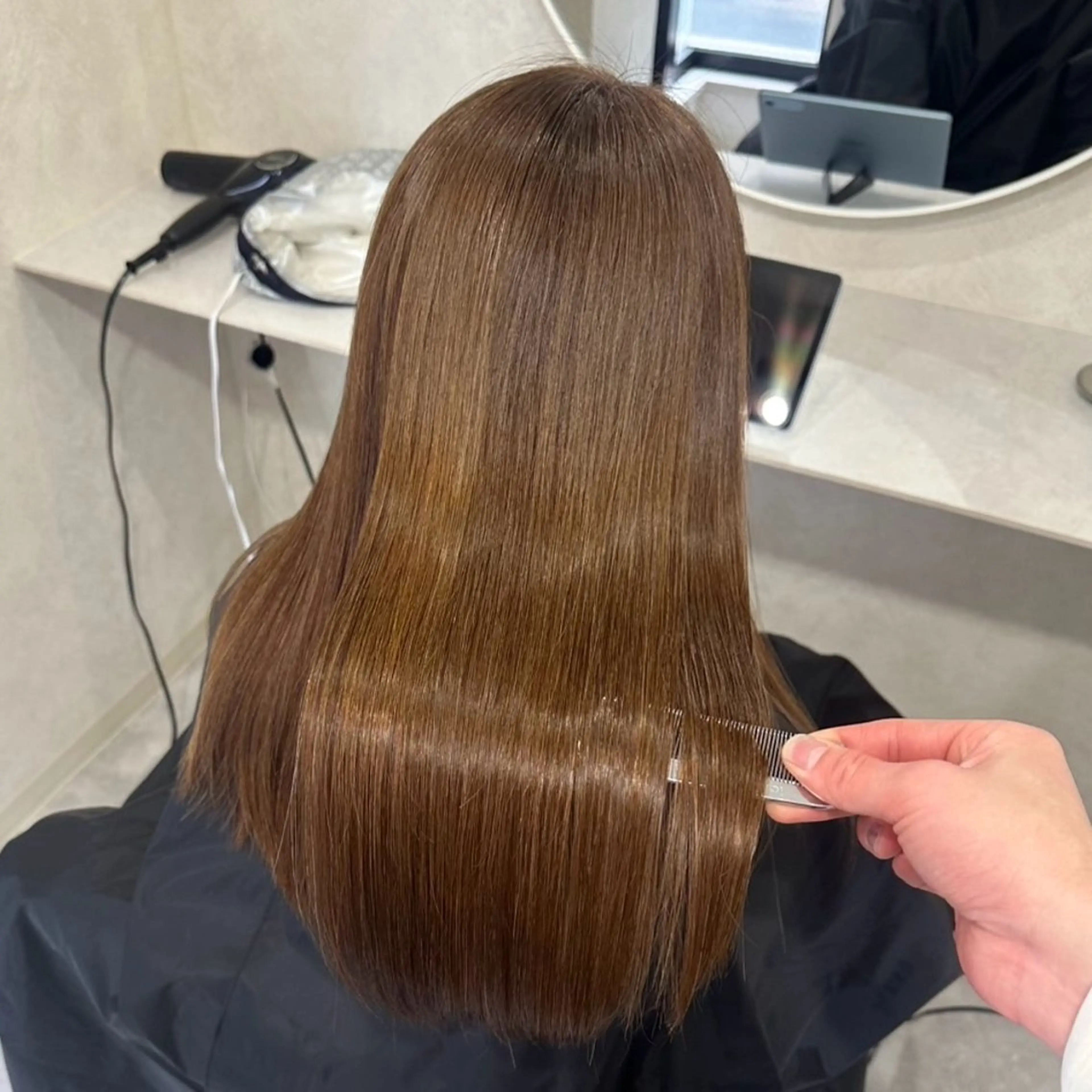 ロング カット ヘアカラー トリートメント ☁️髪質改善サロン WHITE🫧miuのヘアスタイル