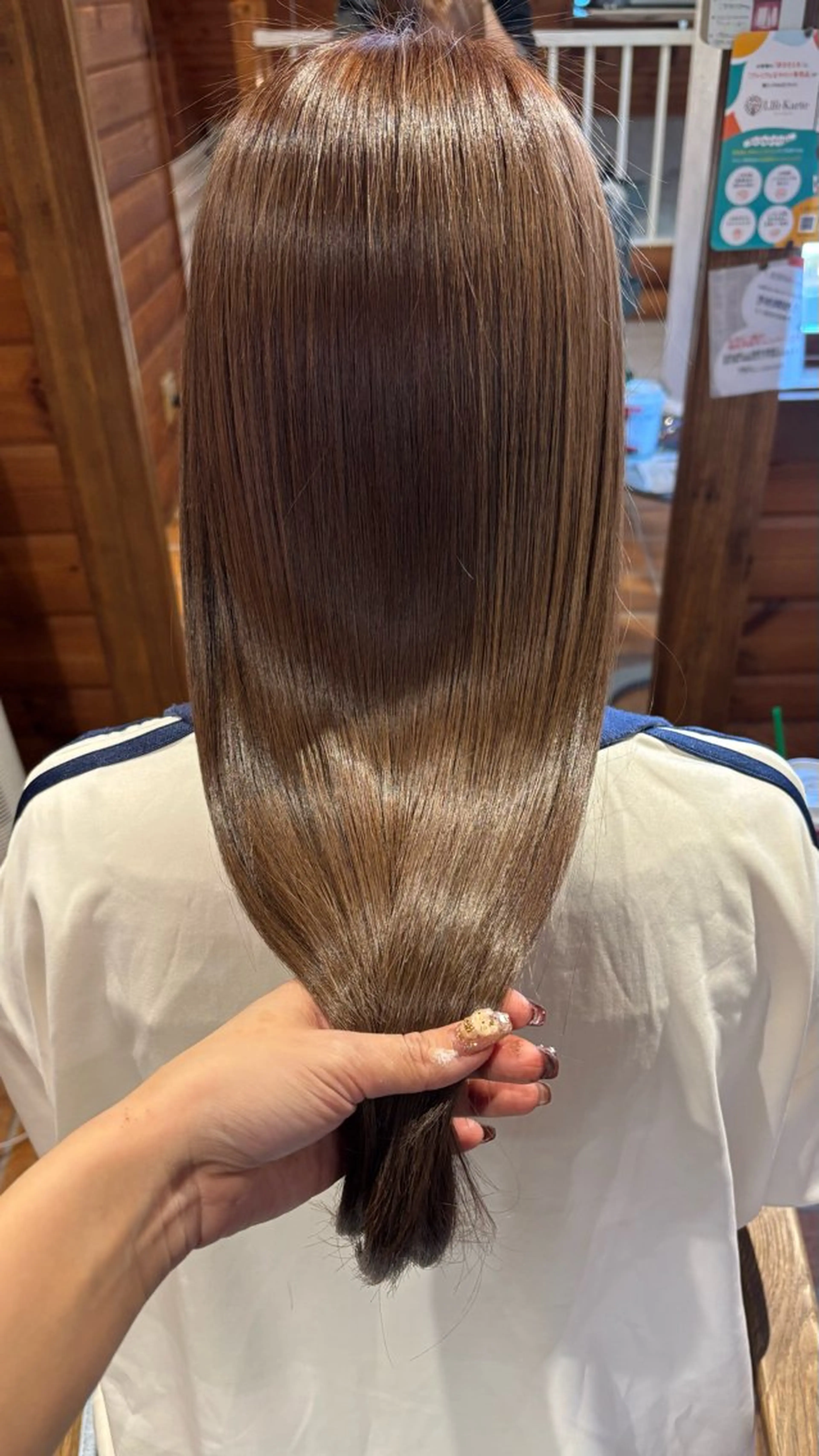 ロング カラー ブリーチ 髪質改善 似合わせレイヤー/ Wカラー🧸こころのヘアスタイル