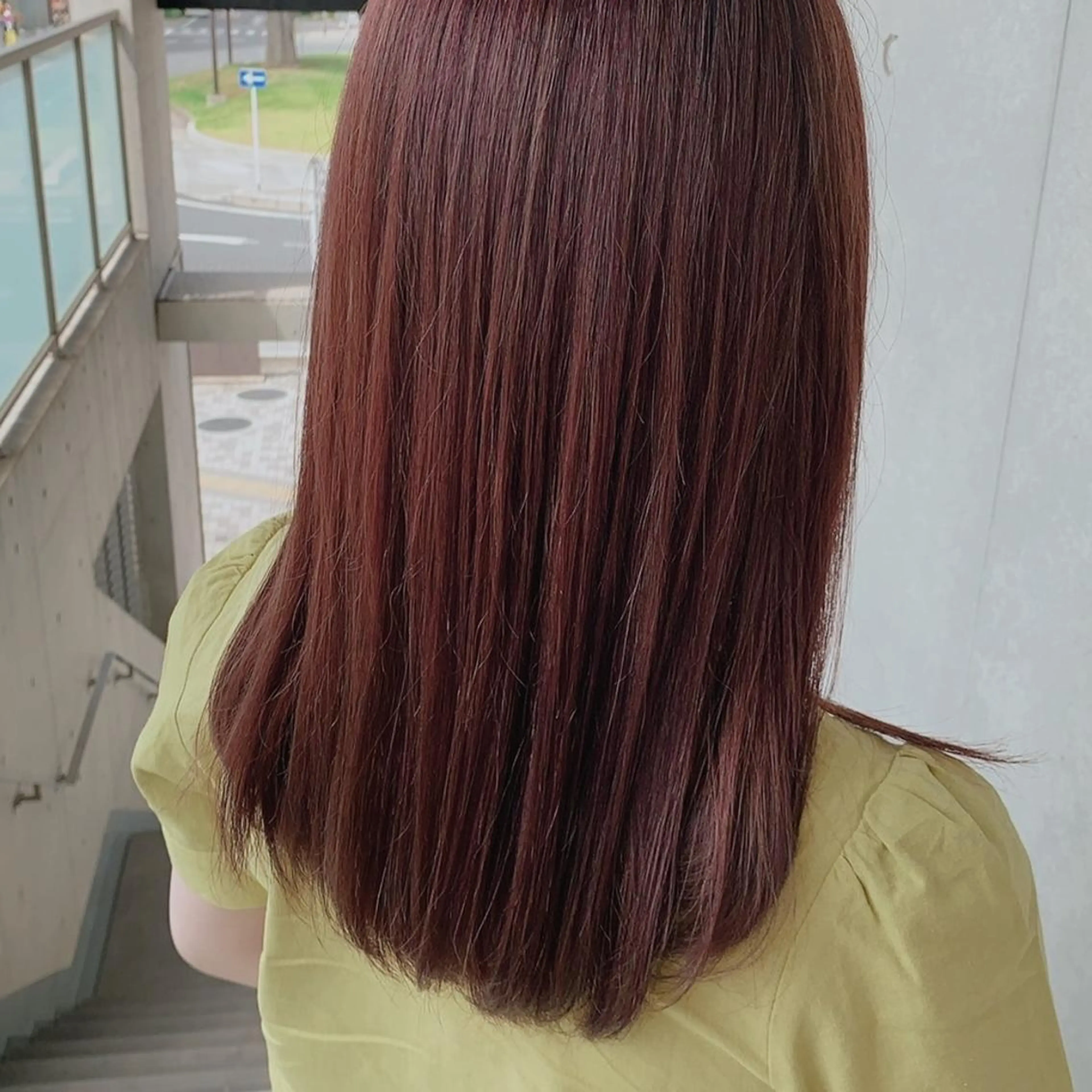 セミロング カラー カット ヘアカラー 渡辺 愛枝/艶カラー🩵のヘアスタイル