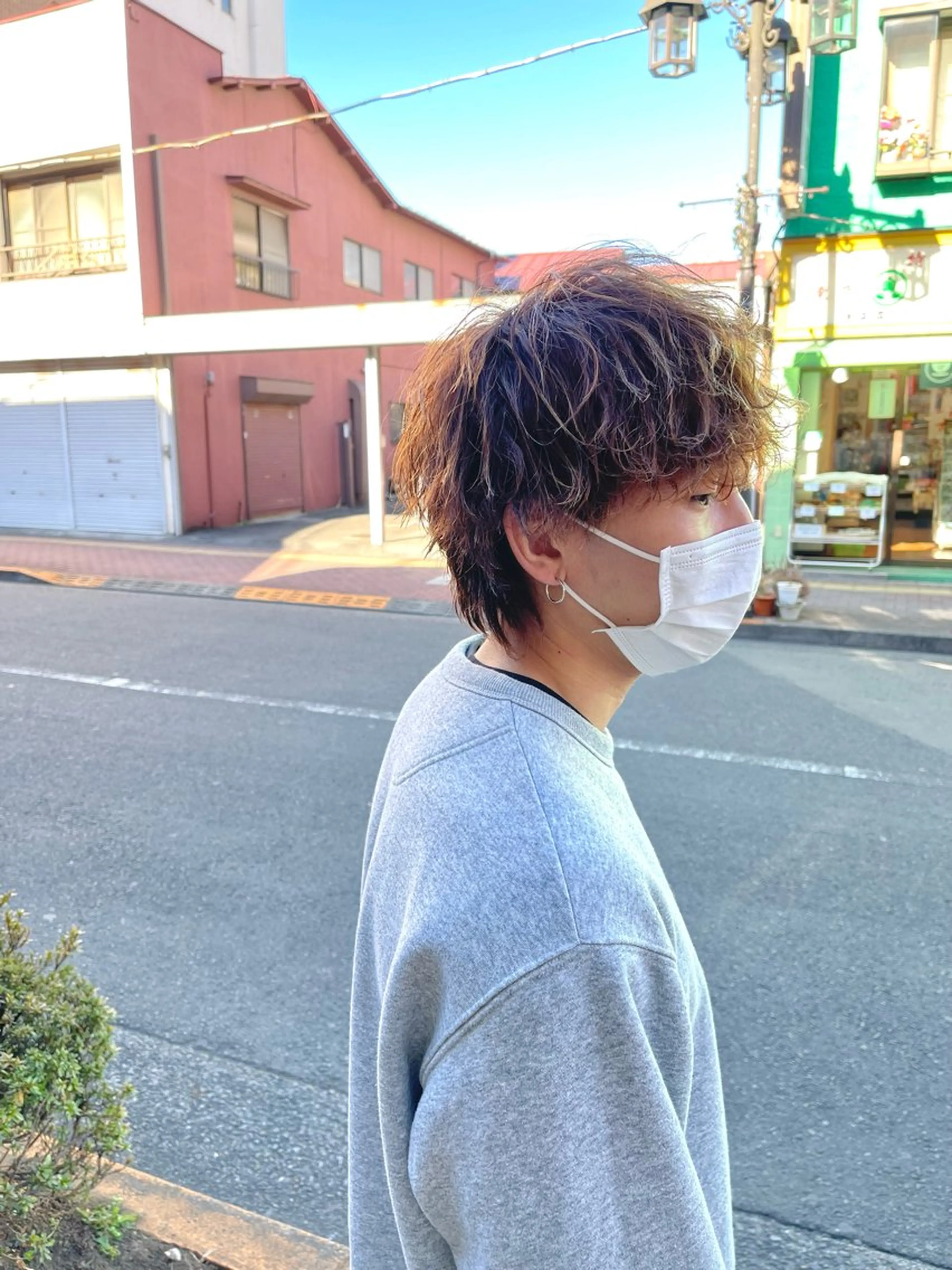 ショート カット パーマ トリートメント ショート/ボブ アンドウ☺︎のヘアスタイル